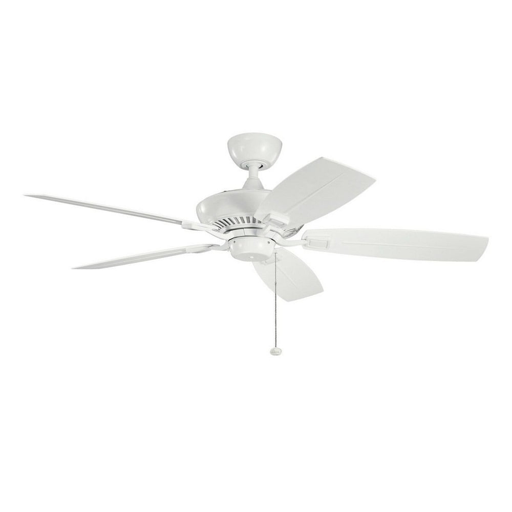 Ceiling Fan With Traditional Inspirations 13.25 Inches Tall By 52 Inches Wide-White Finish Kichler Lighting 310192Wh
