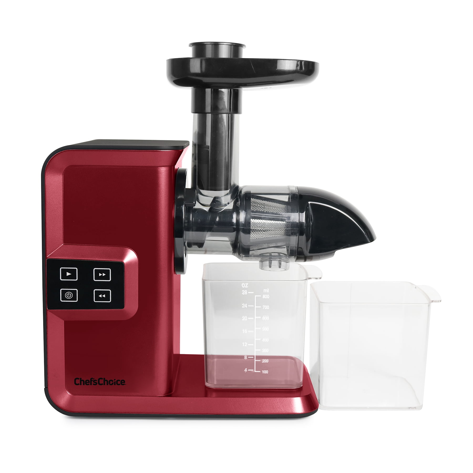 Chef's Choice Digital Horizontal Masticating Juicer, Red