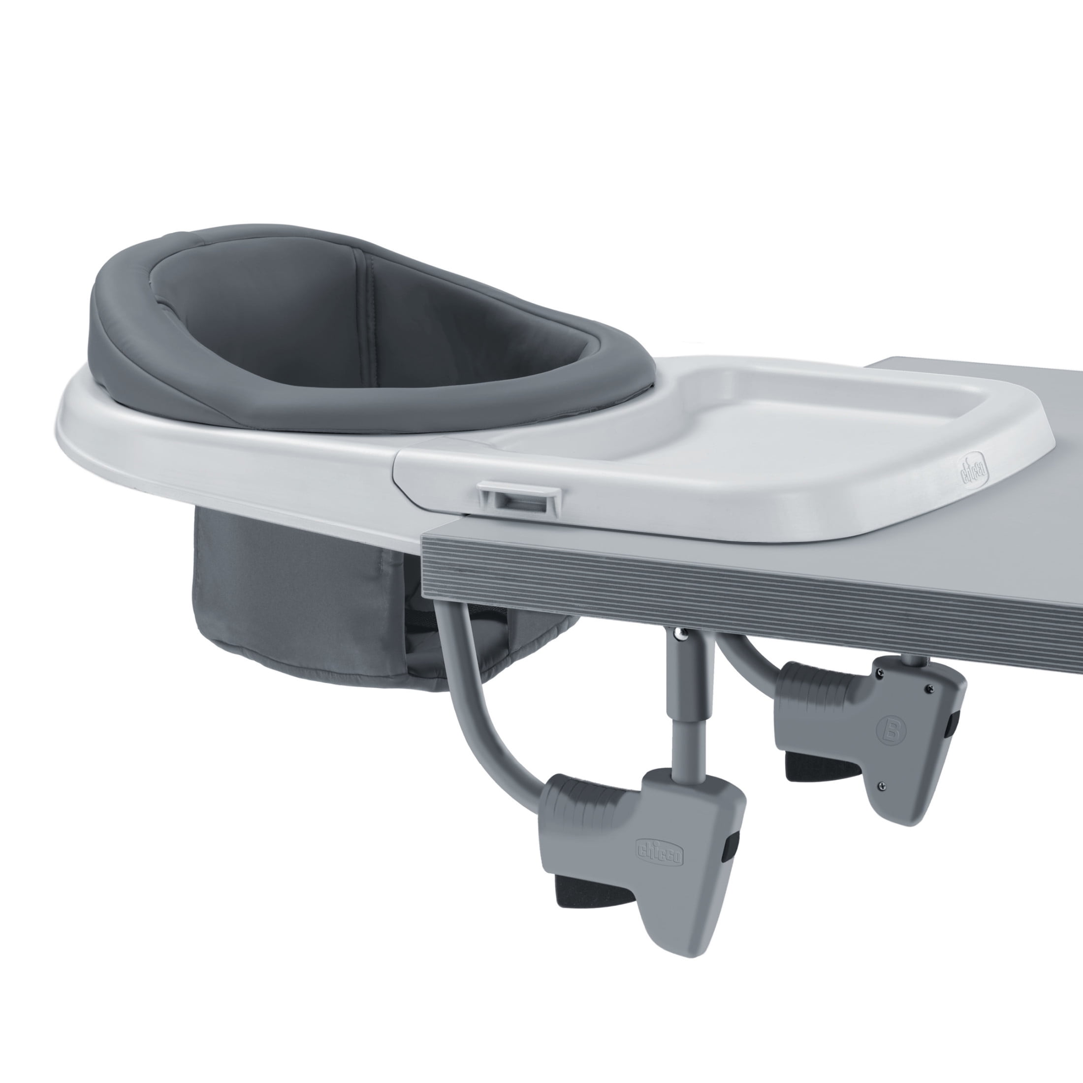 Chicco FastLock 360 Hook-On Chair - Charcoal (Grey), New