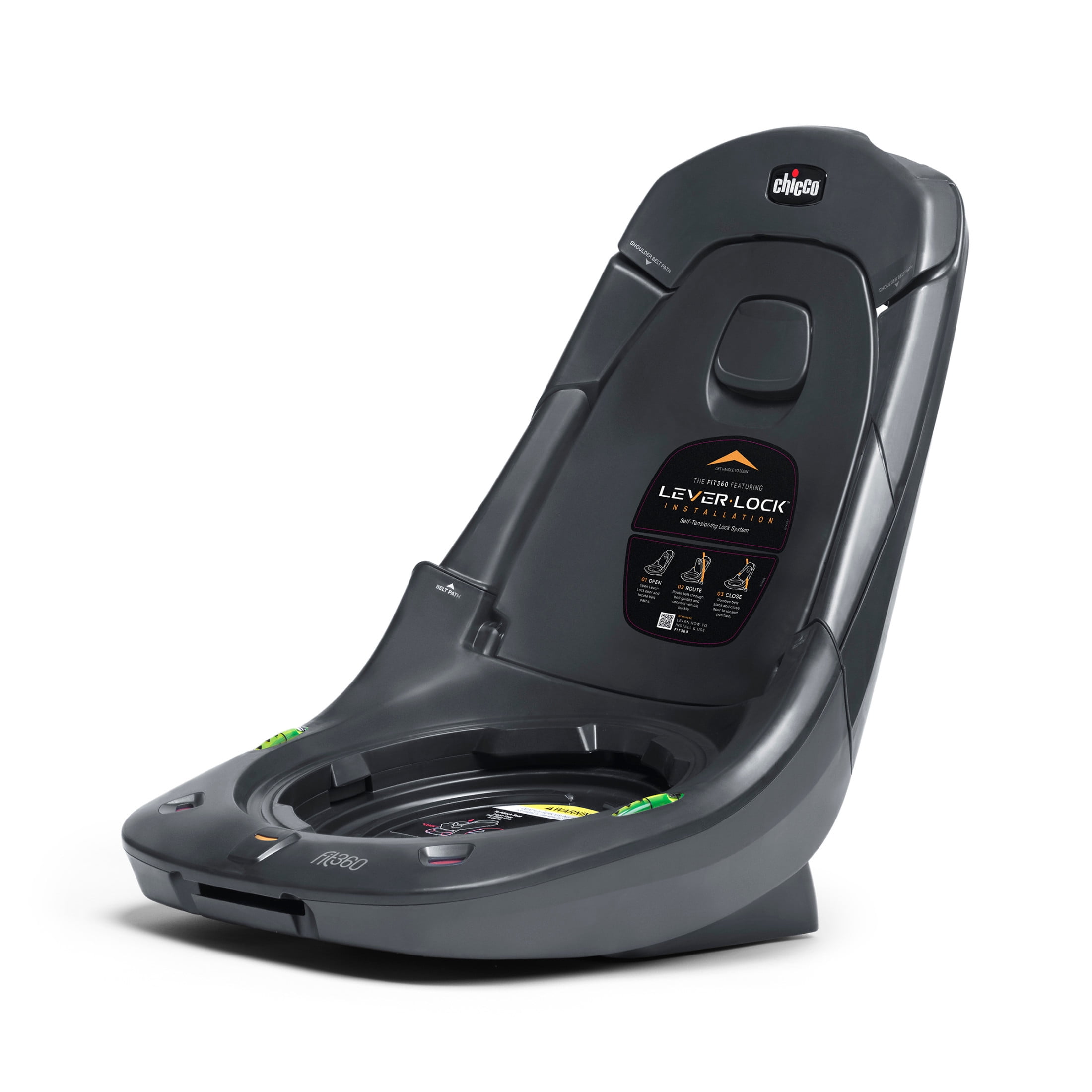 Chicco Fit360 Rotating Convertible Car Seat Base (Grey), New