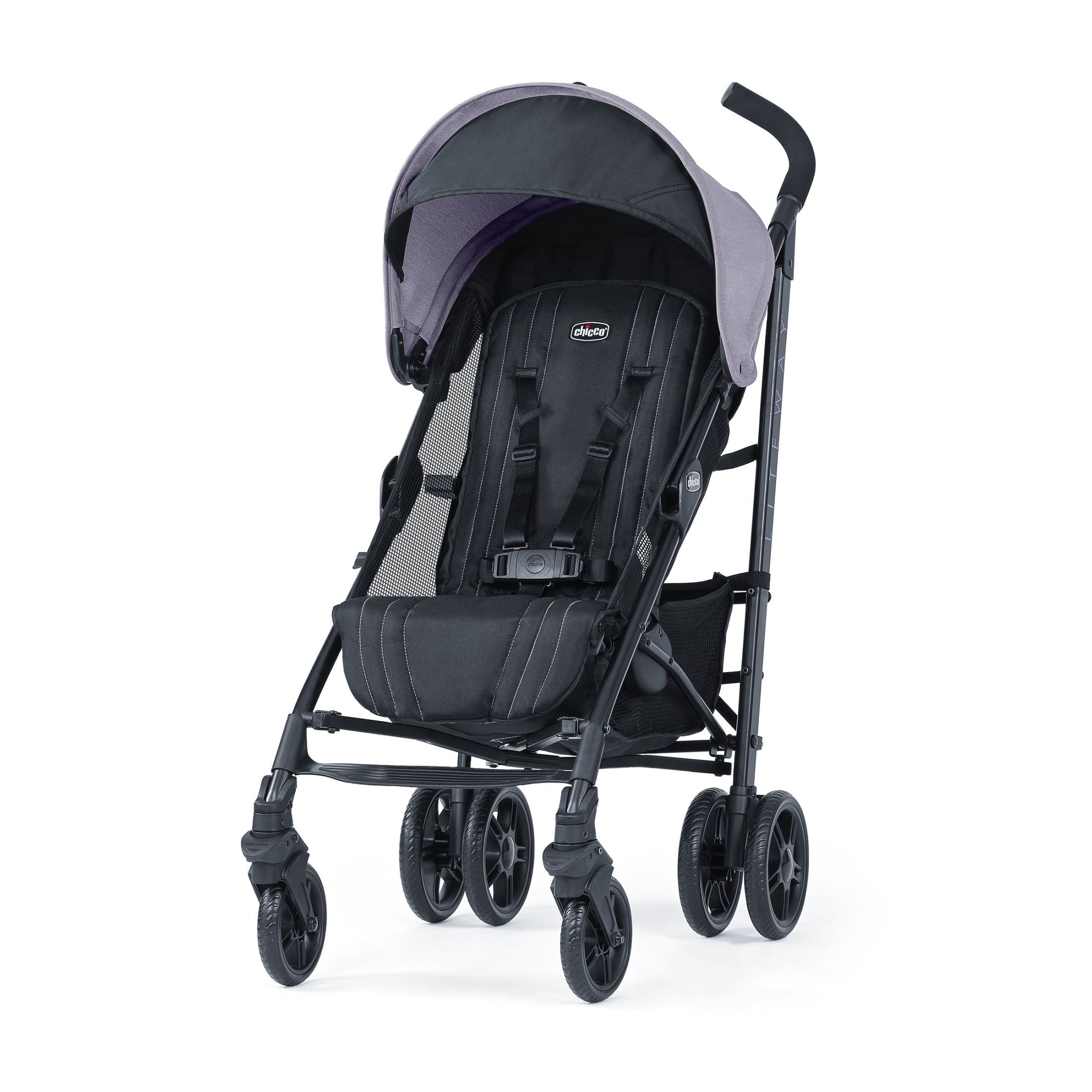 Chicco Liteway Lightweight Stroller, Compact 3D-Fold and Carry Handle, For Toddlers and Children - Lavender (Purple), New