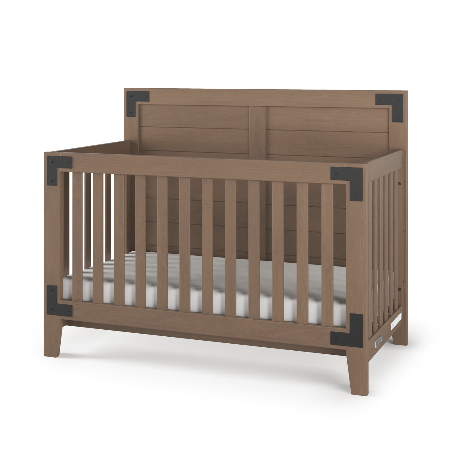 Child Craft Lucas 4-in-1 Convertible Baby Crib, Dusty Heather