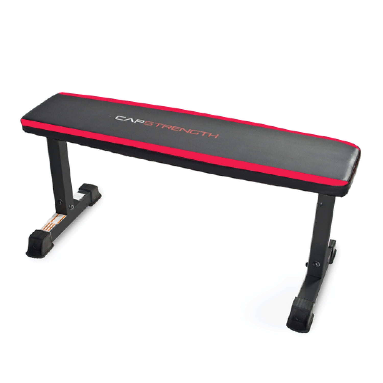 CAP Strength Deluxe Flat Fitness Weight Bench, Black