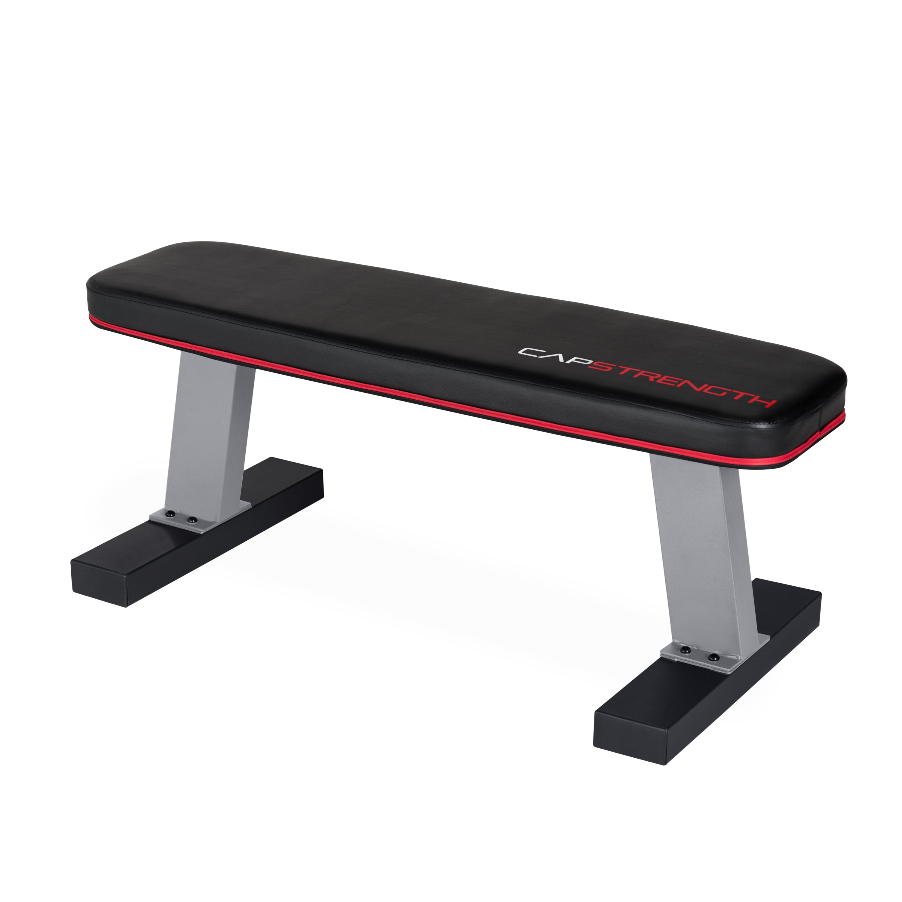 CAP Strength Heavy Duty Flat Bench, Gray Finish (600lb Weight Capacity)