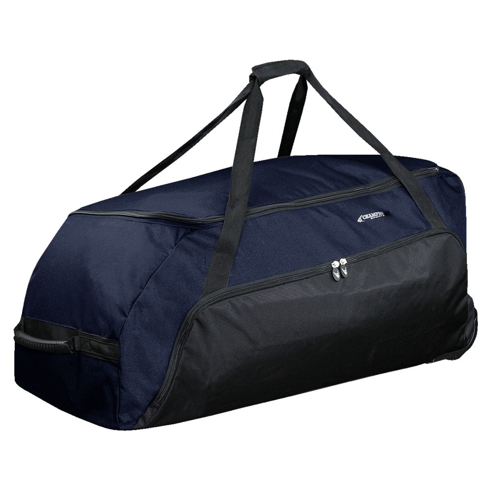 CHAMPRO Jumbo All-Purpose Sports Equipment Bag on Wheels, 36"x16"x18"