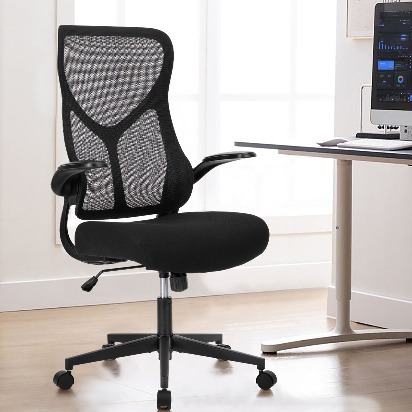 CONCETTA Ergonomic Office Chair with Comfortable Armrests for Home or Desk Computer Use