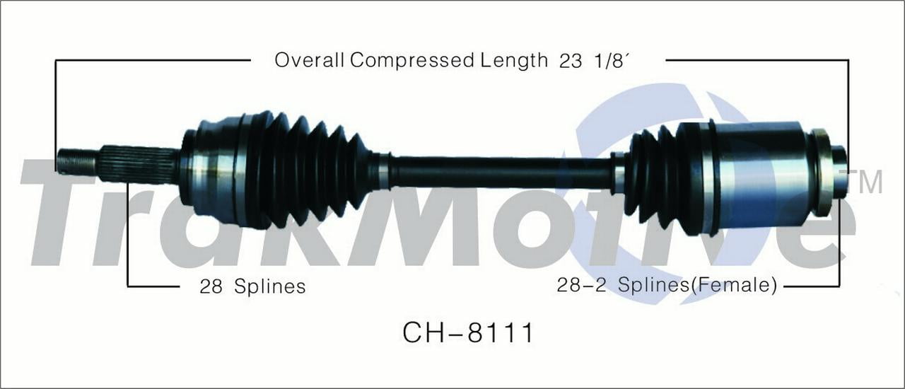 CV Axle Shaft Fits select: 2007-2017 JEEP PATRIOT, 2007-2017 JEEP COMPASS