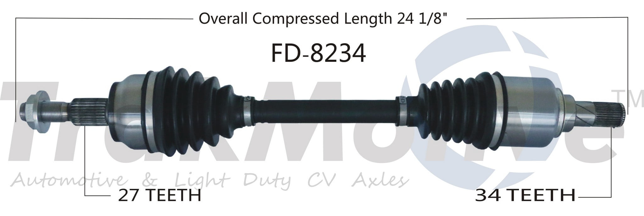 CV Axle Shaft Fits select: 2012-2018 FORD FOCUS, 2012 FORD EXPLORER