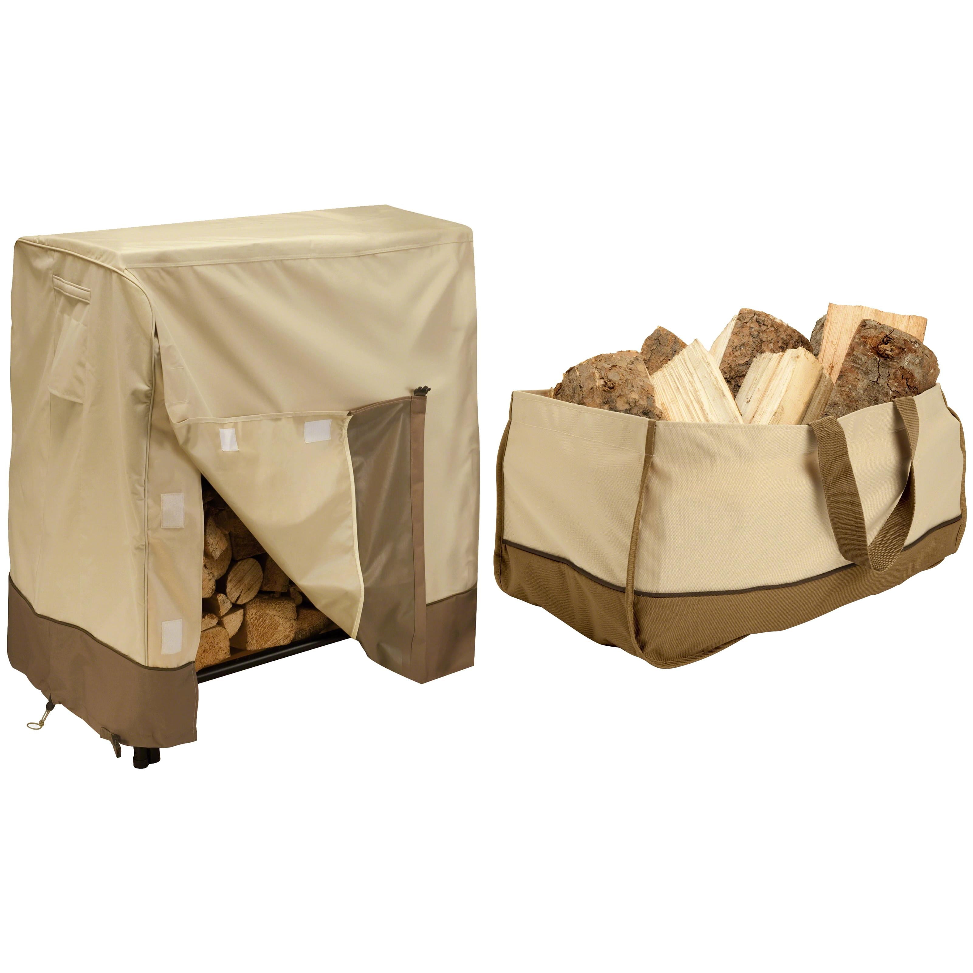 Classic Accessories Log Tote and 4' Rack Value Bundle