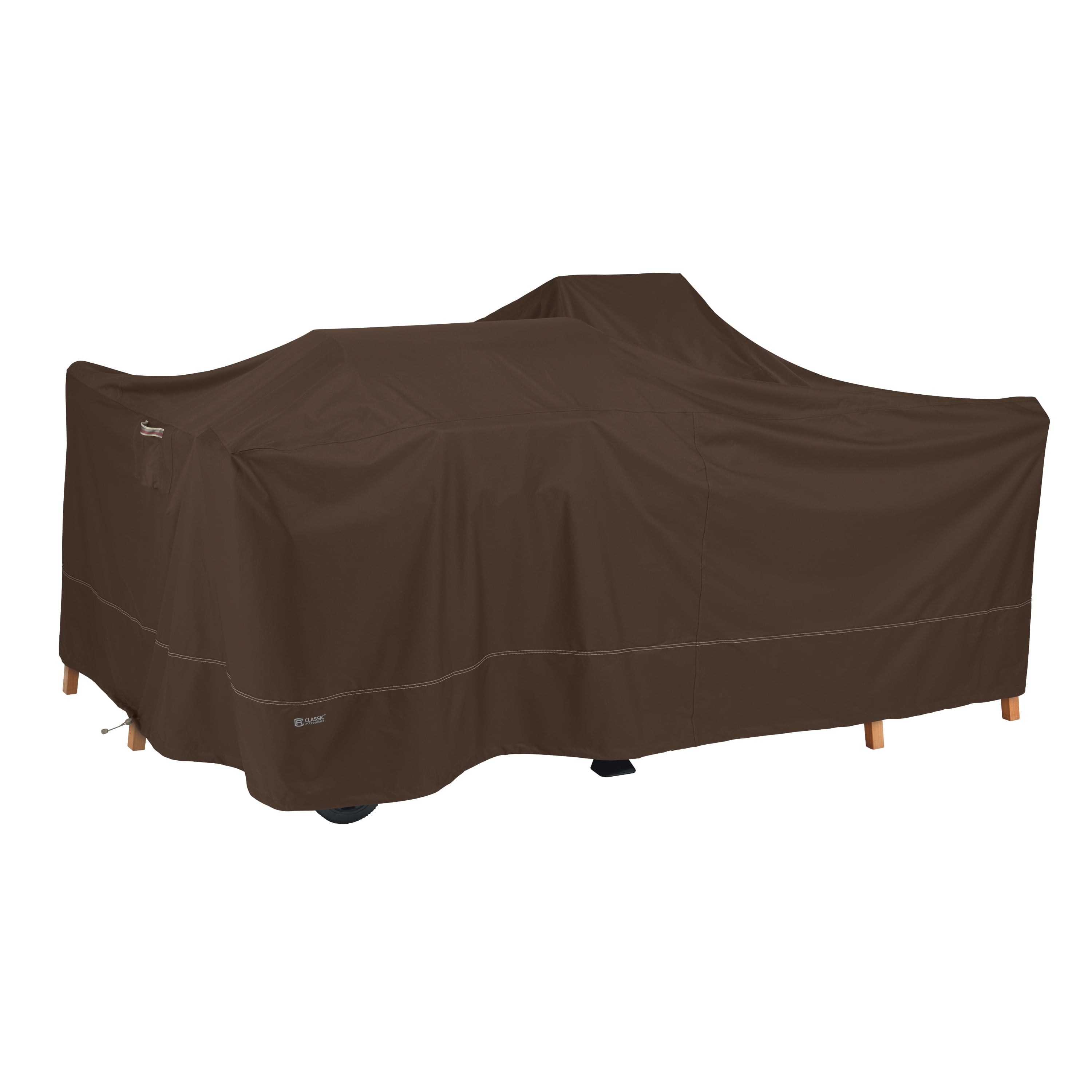 Classic Accessories Madrona Waterproof 100 x 100 x 36 Inch General Purpose Patio Cover, Dark Cocoa