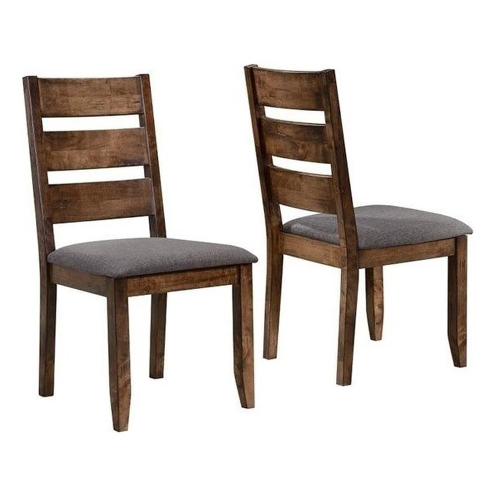 Alston Wood Dining Side Chair Knotty Nutmeg (Set of 2)