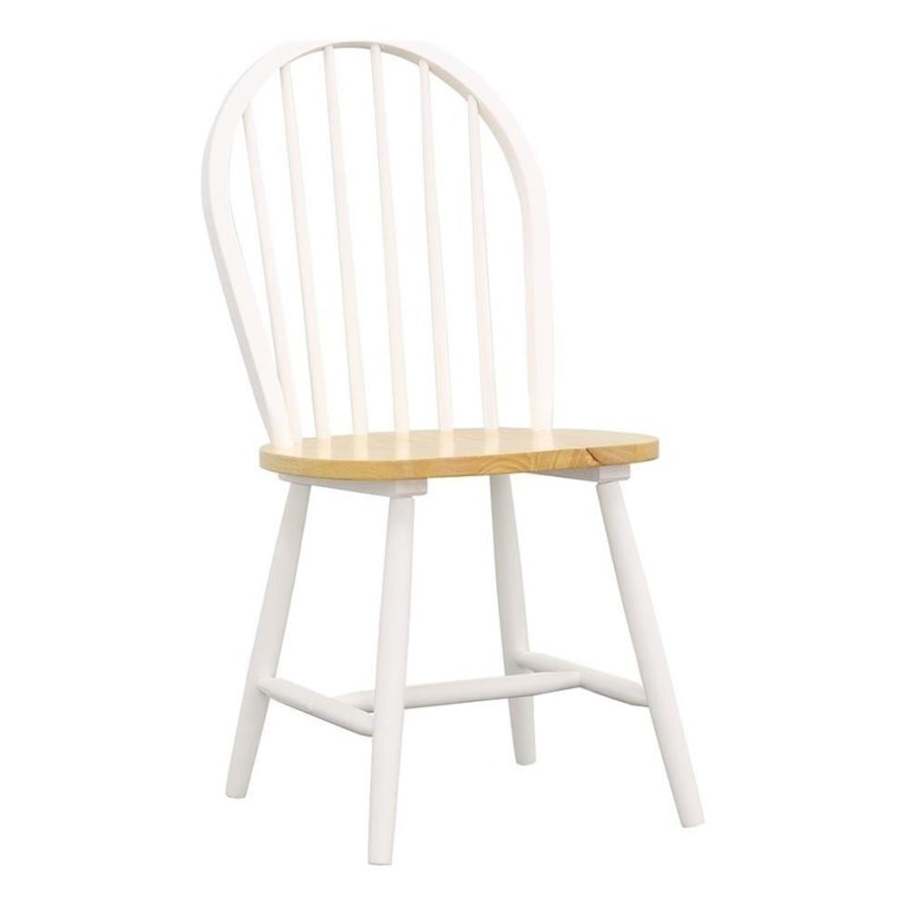 Cinder Wood Dining Side Chair White (Set of 4)