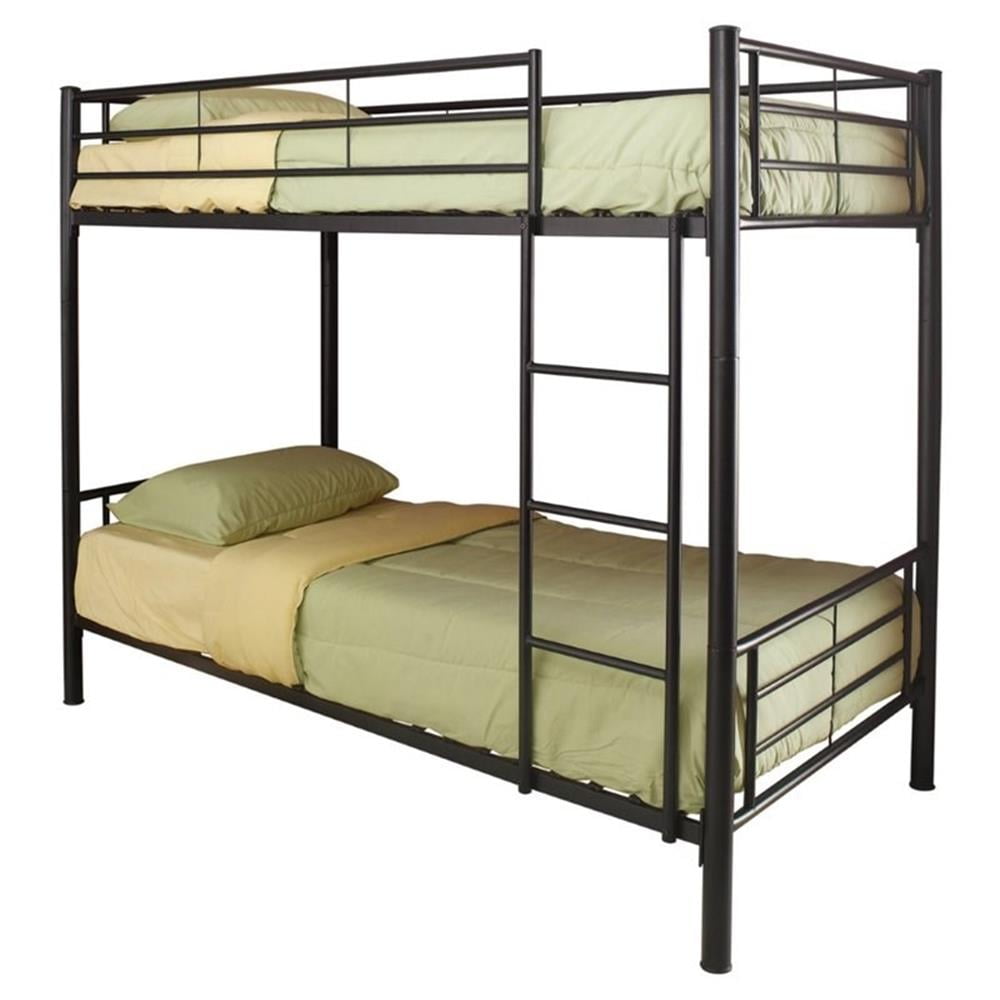 Hayward Twin Over Twin Bunk Bed Black