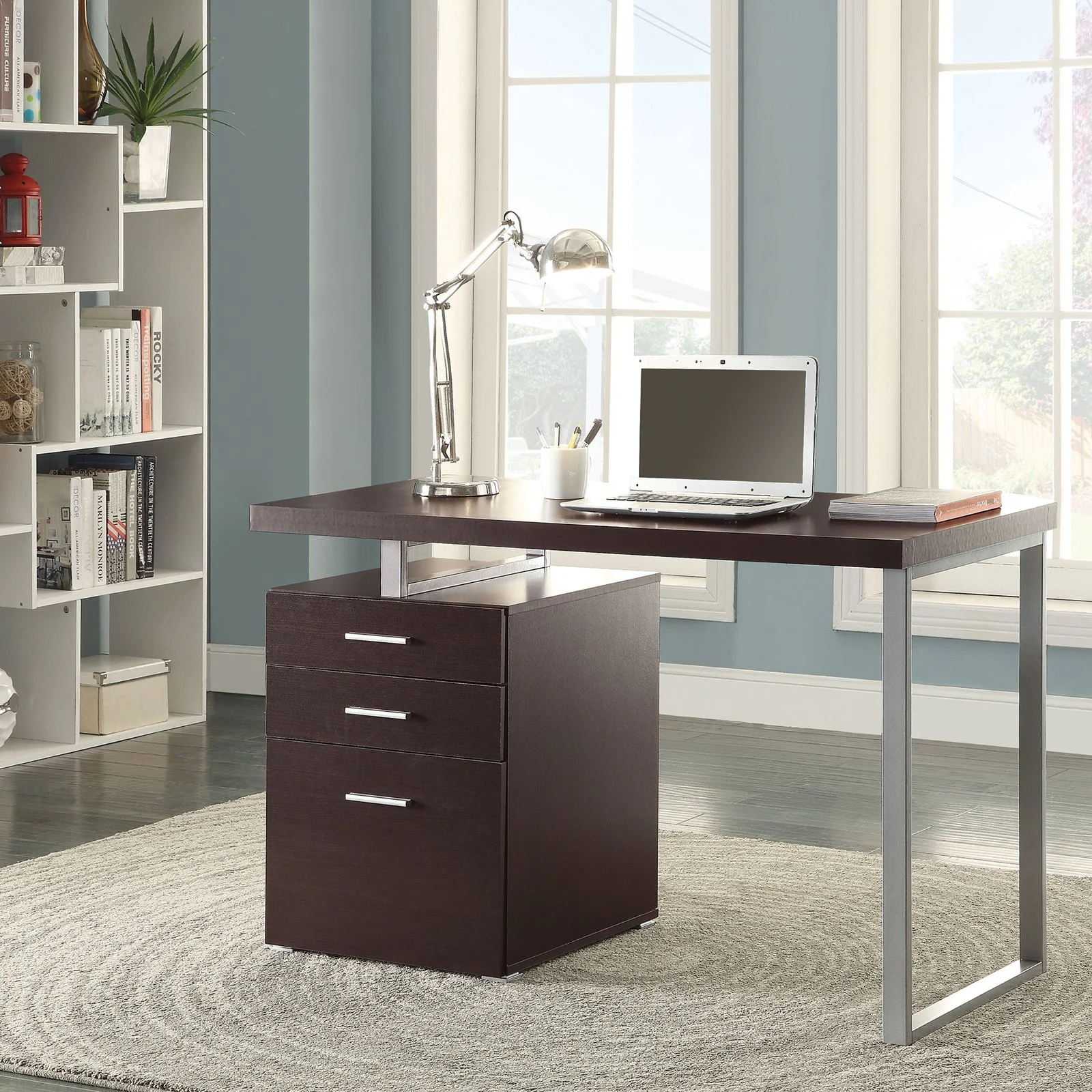 Coaster Hilliard Office Desk in Modern Multiple Finishes
