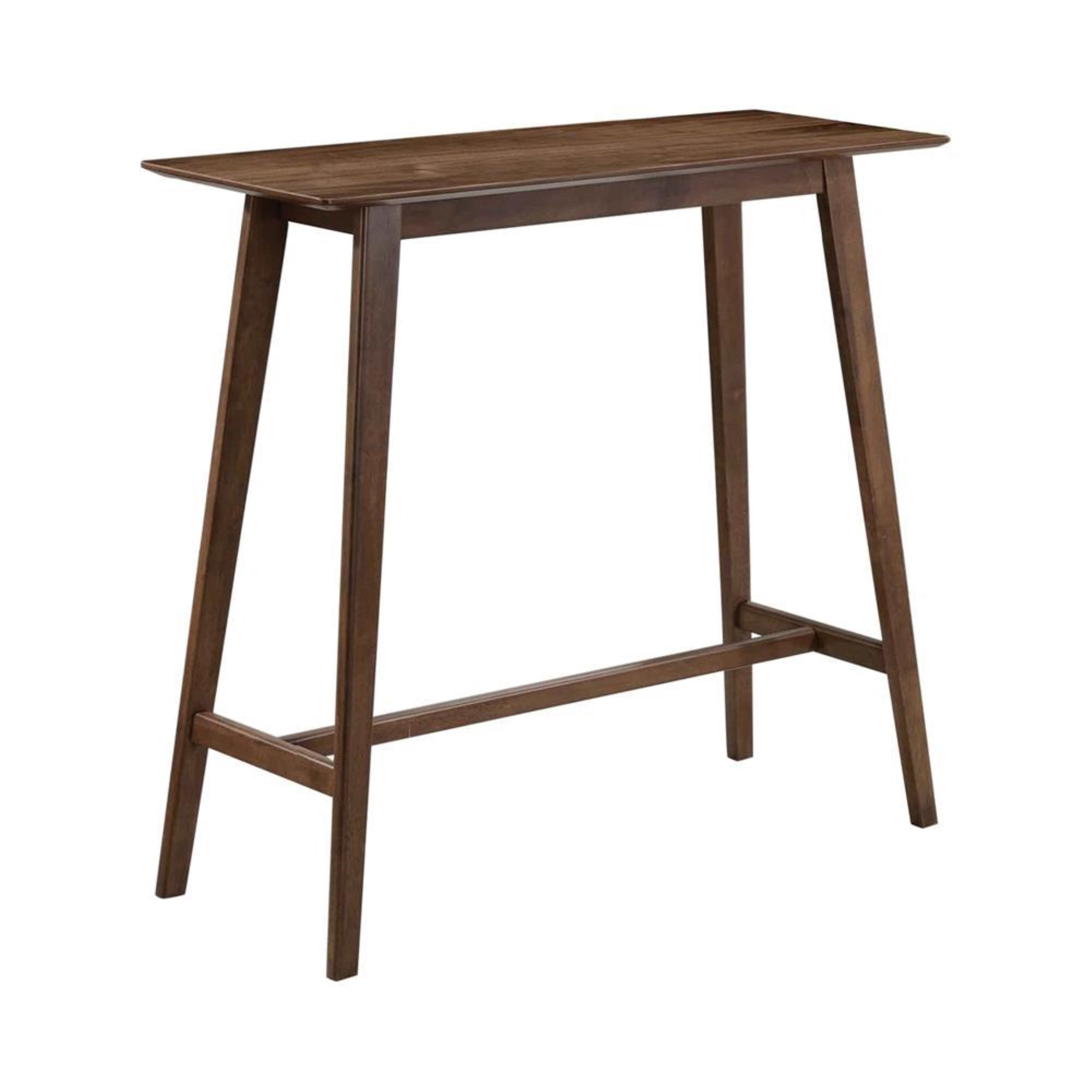 Coaster Company Mid-Century Modern Rectangular Bar Table, Walnut