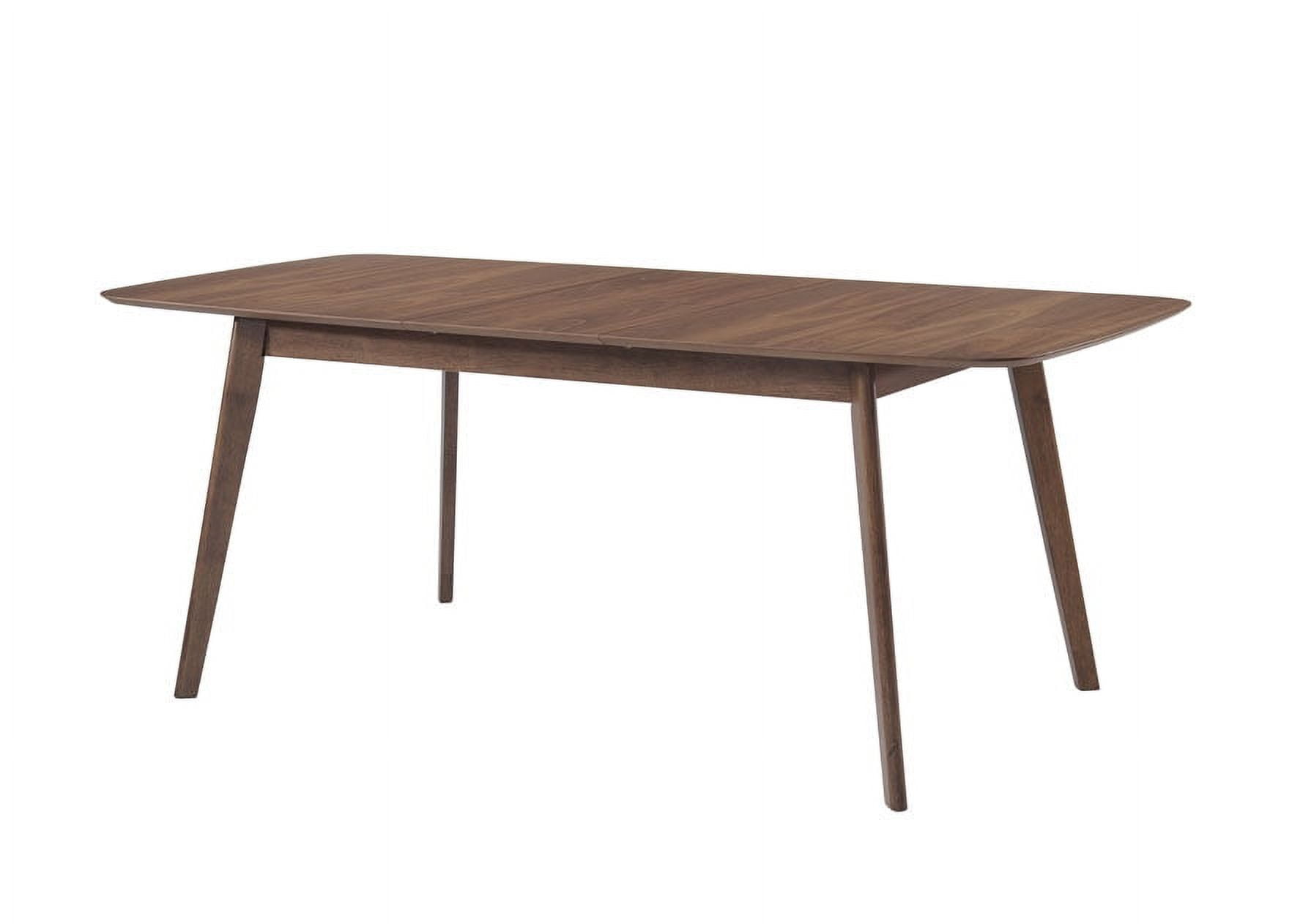 Redbridge 75-inch Extension Leaf Dining Table Natural Walnut