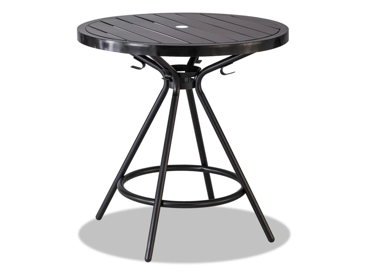 Safco Products CoGo Indoor and Outdoor Round Table in Black