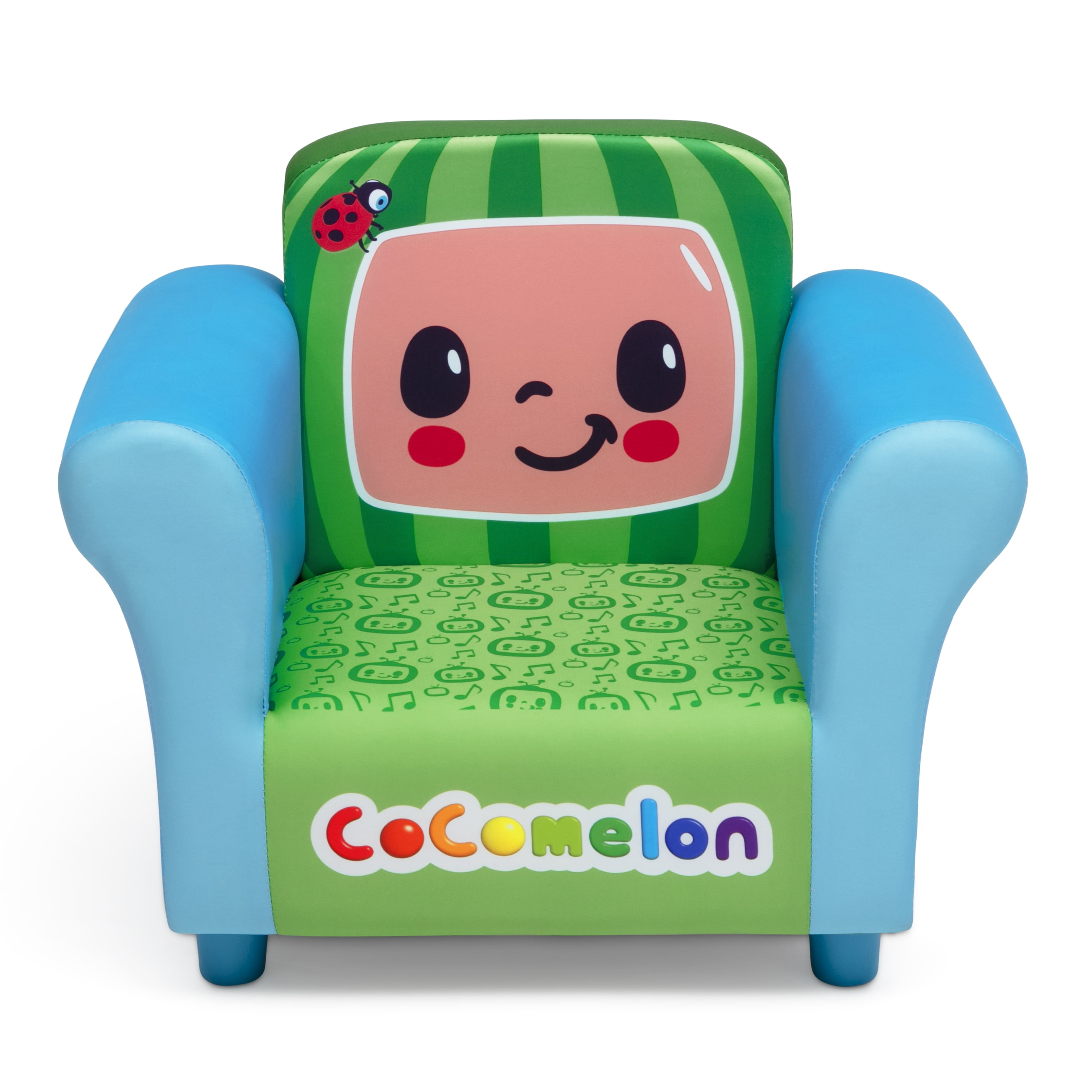 CoComelon Upholstered Chair by Delta Children, Blue/Green