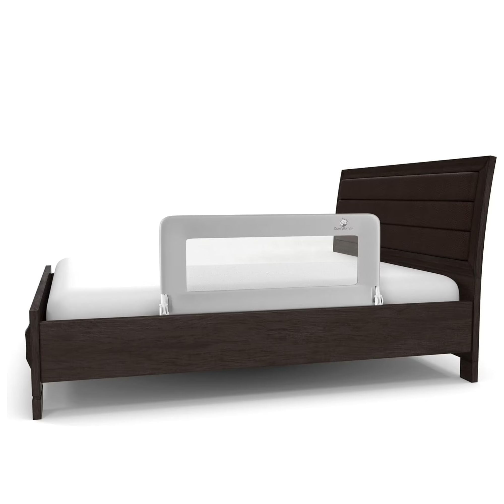 Comfybumpy Toddler Bedrail, Child Swing Down Bed Safe Guard, 35.5" L x 19.5" H, Regular, Gray, 1 Pk