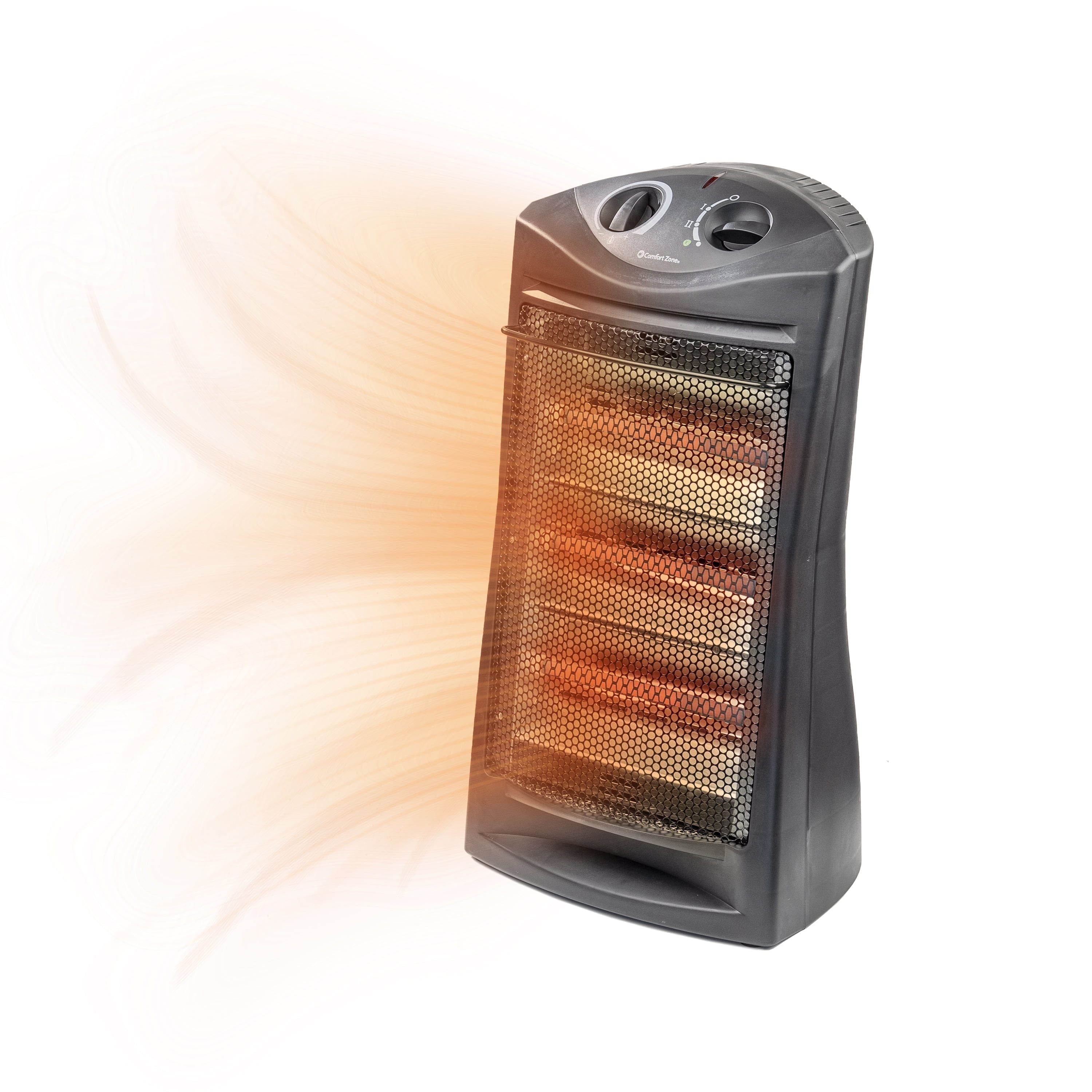 Comfort Zone Quartz Tower Space Heater with Thermostat