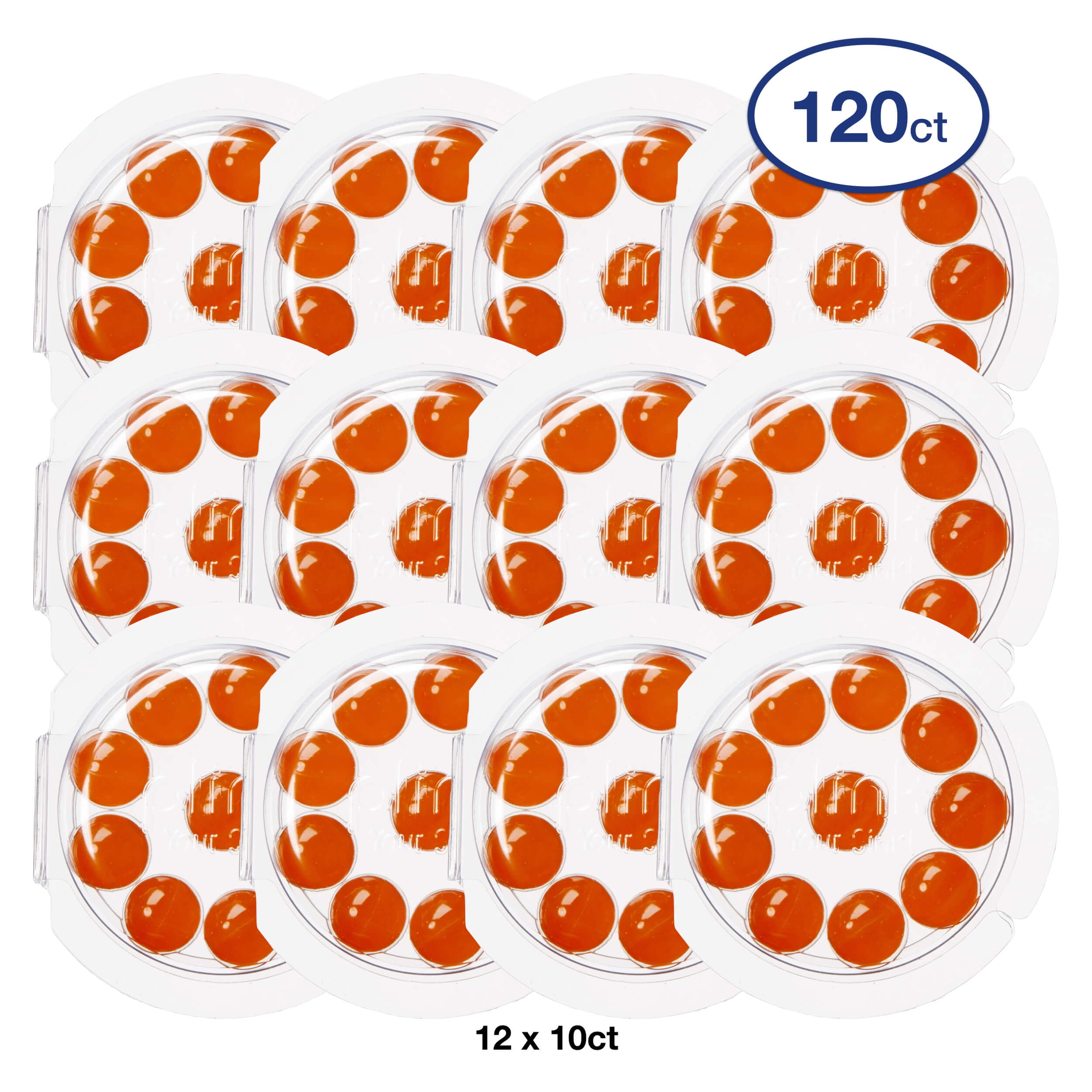 Compac Home Plink Garbage Disposal Cleaner Deodorizer, Orange Beads, Pack of 120