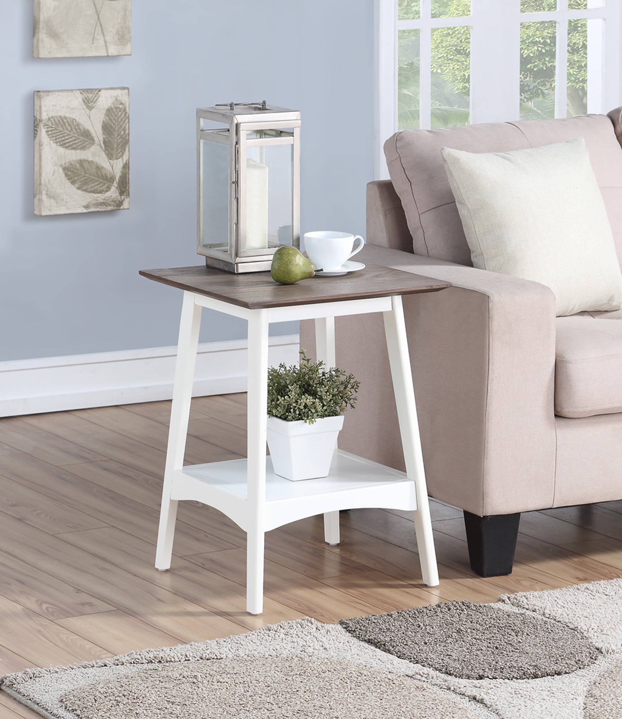 Convenience Concepts Alpine End Table, Multiple Finishes