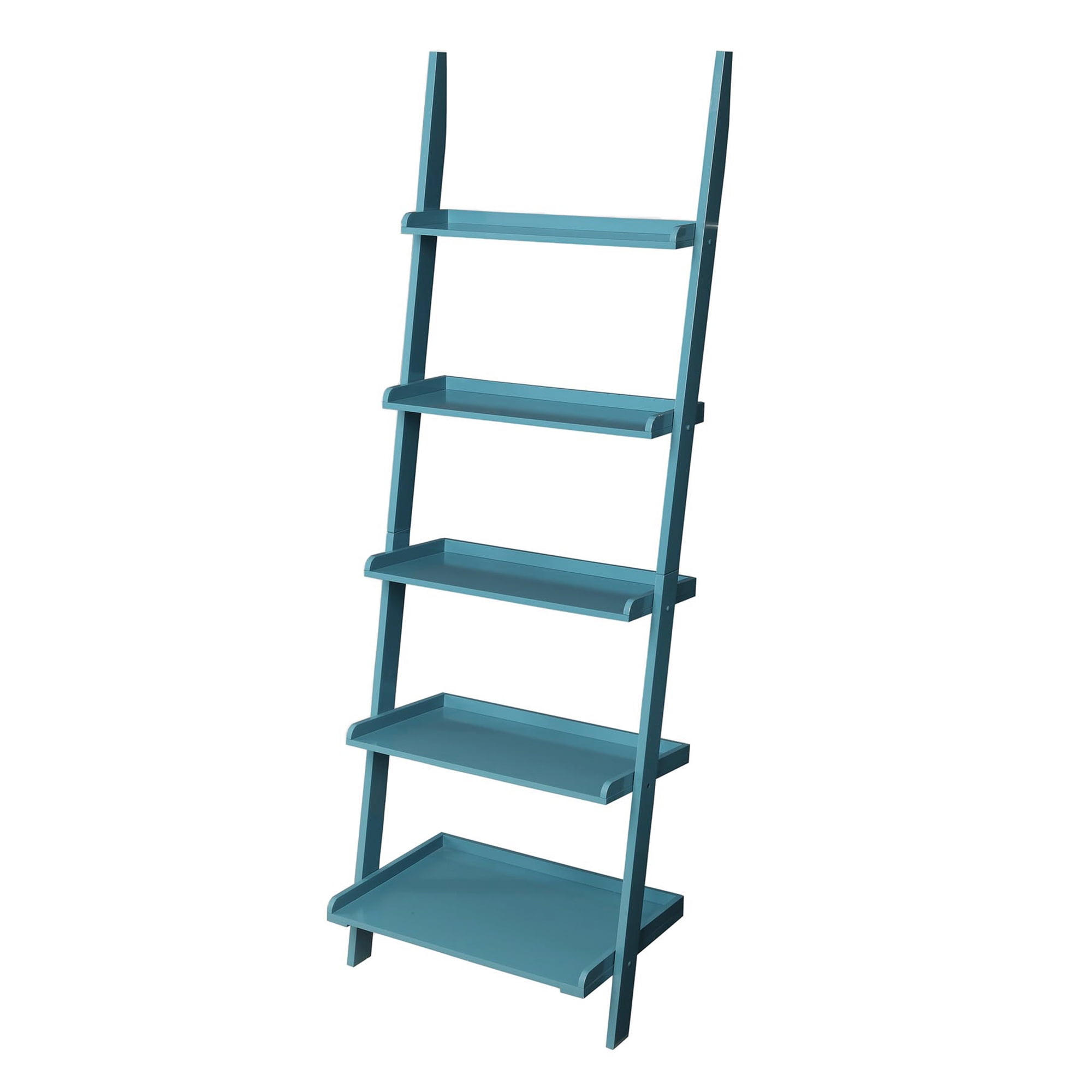 Convenience Concepts French Country Bookshelf Ladder, Blue