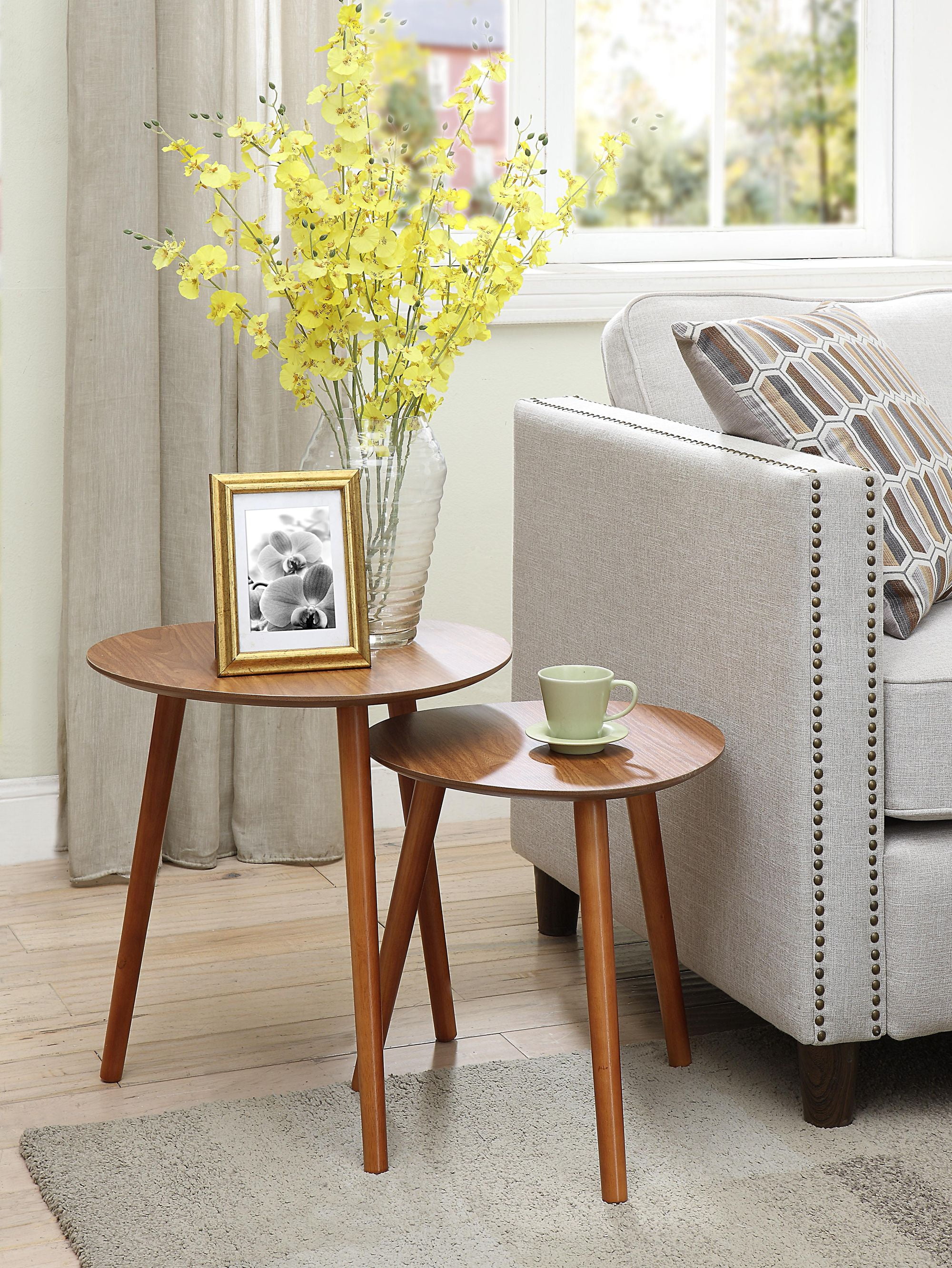 Convenience Concepts Oslo Nesting End Tables, Multiple Finishes