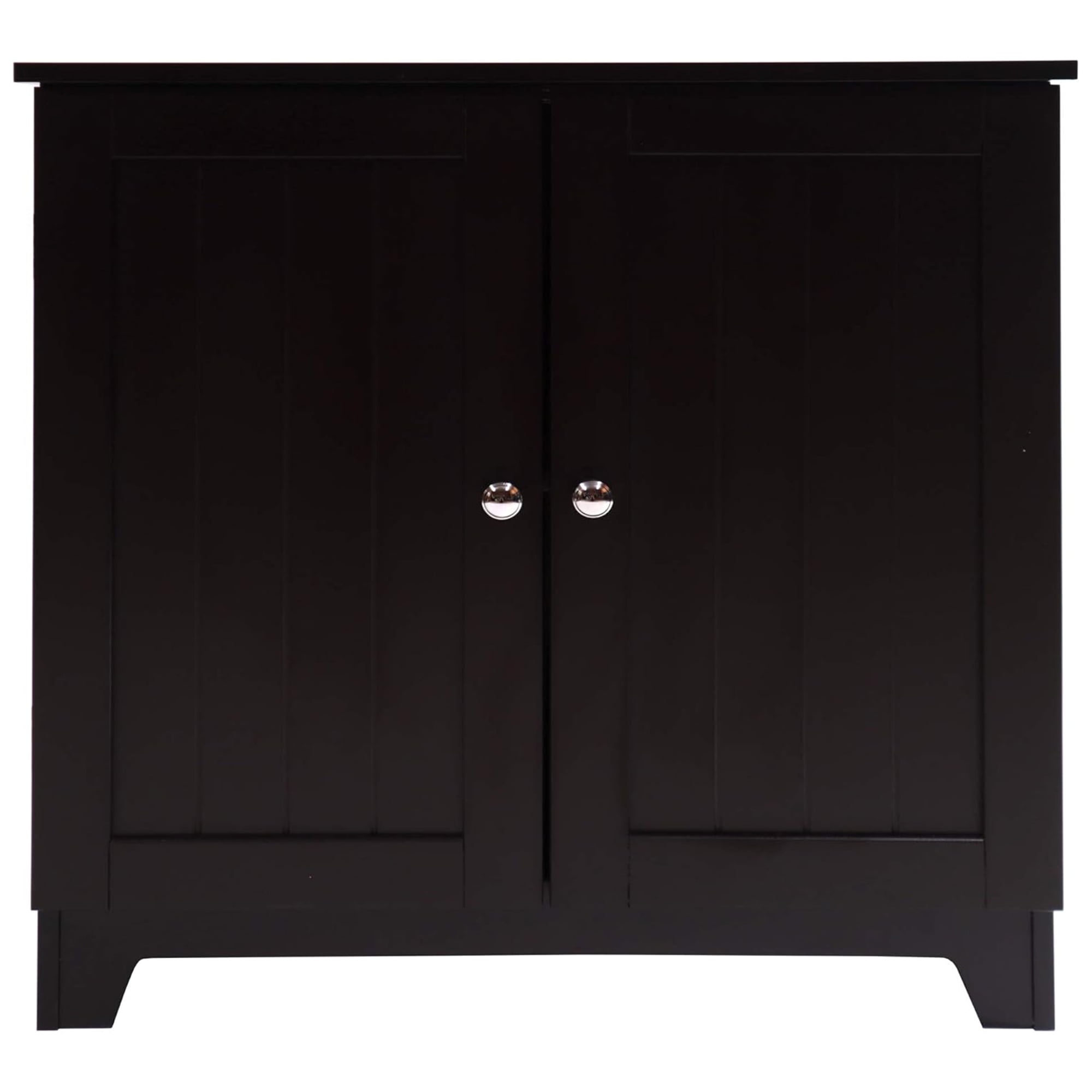 Contemporary Country Double Door Cabinet grey