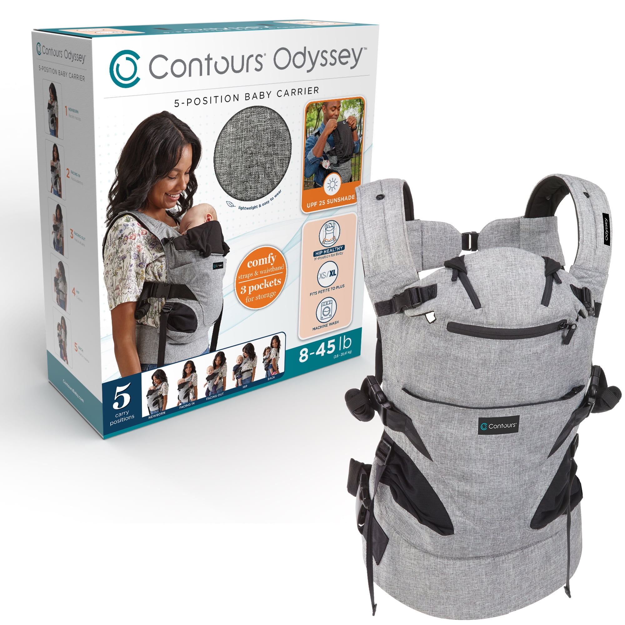 Contours Odyssey 5-position Baby Carrier