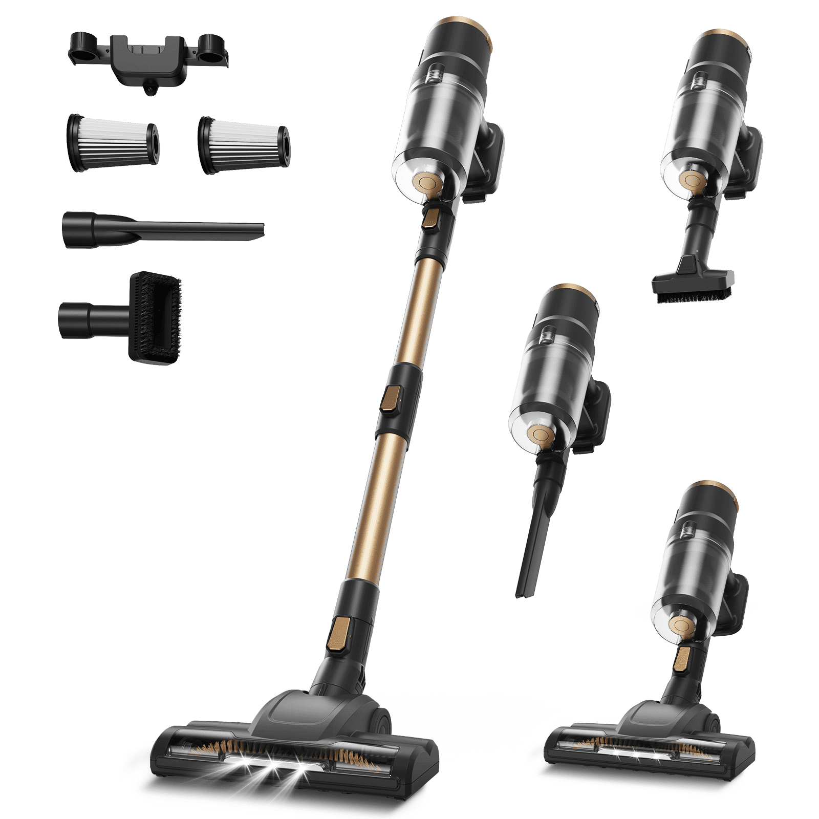 VACFORE Cordless Vacuum Cleaner 3 in 1 Lightweight Stick Vacuum Cleaner for Carpet Floor