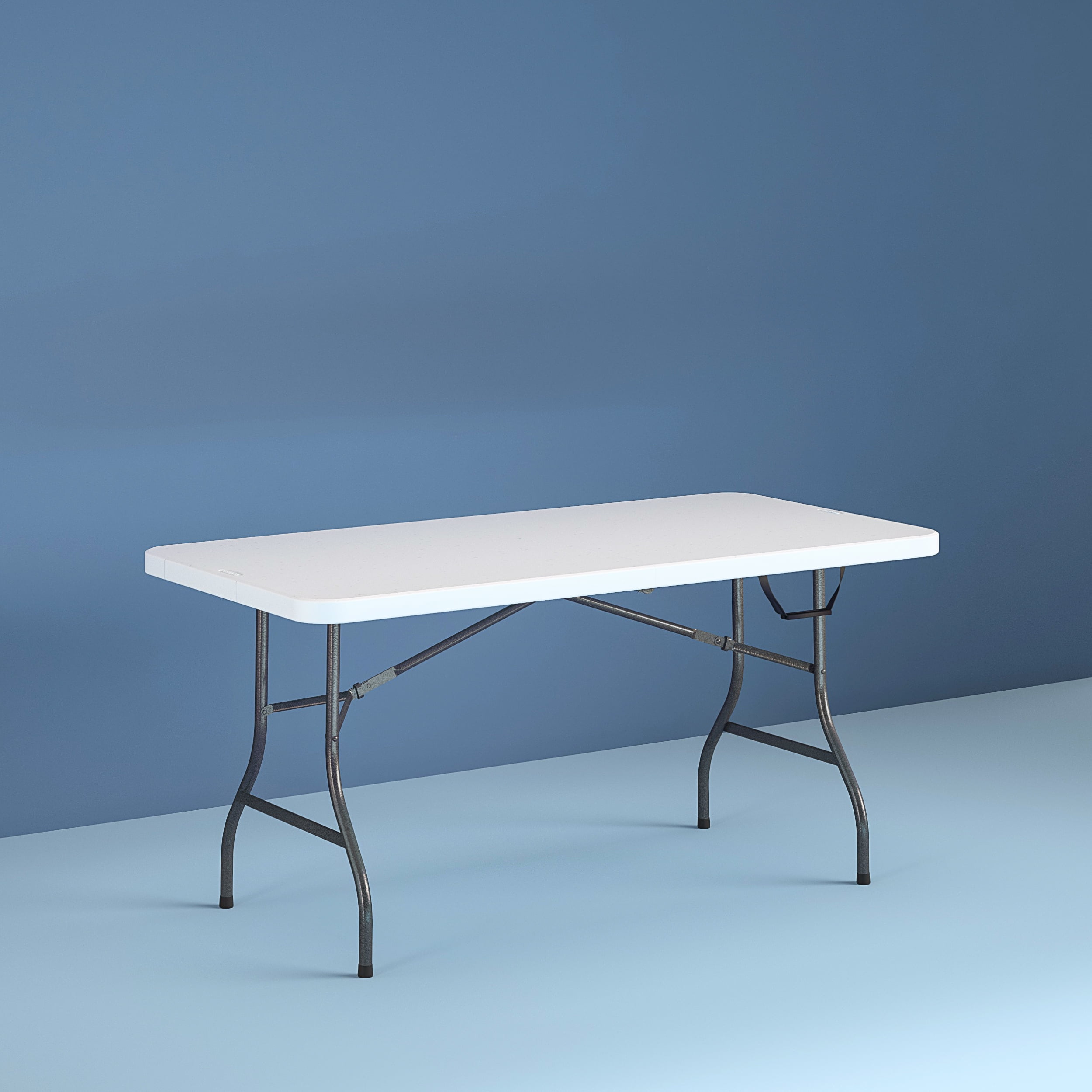 Cosco 6 Foot Premium Folding Table, White Speckle