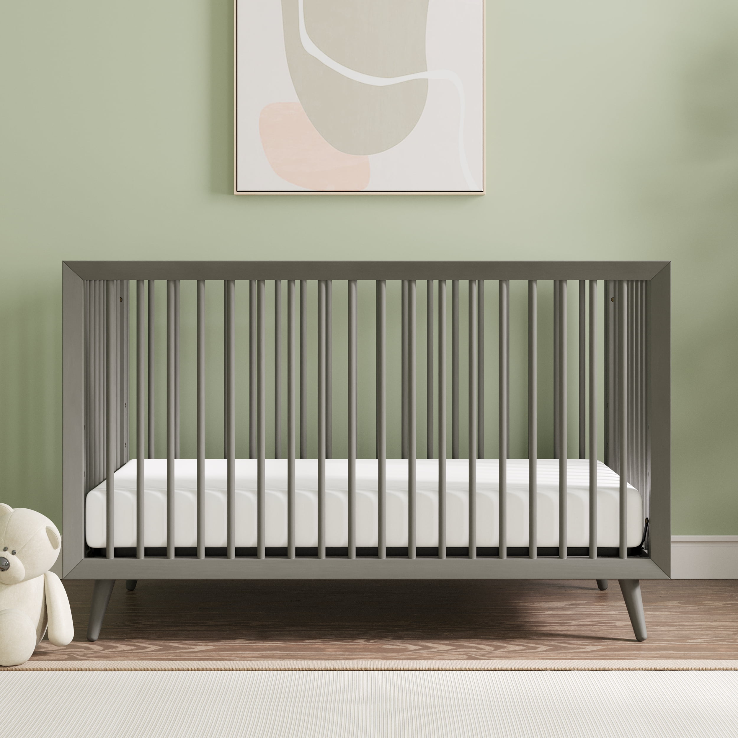 Child Craft Cranbrook 4-in-1 Convertible Crib, Lunar Gray