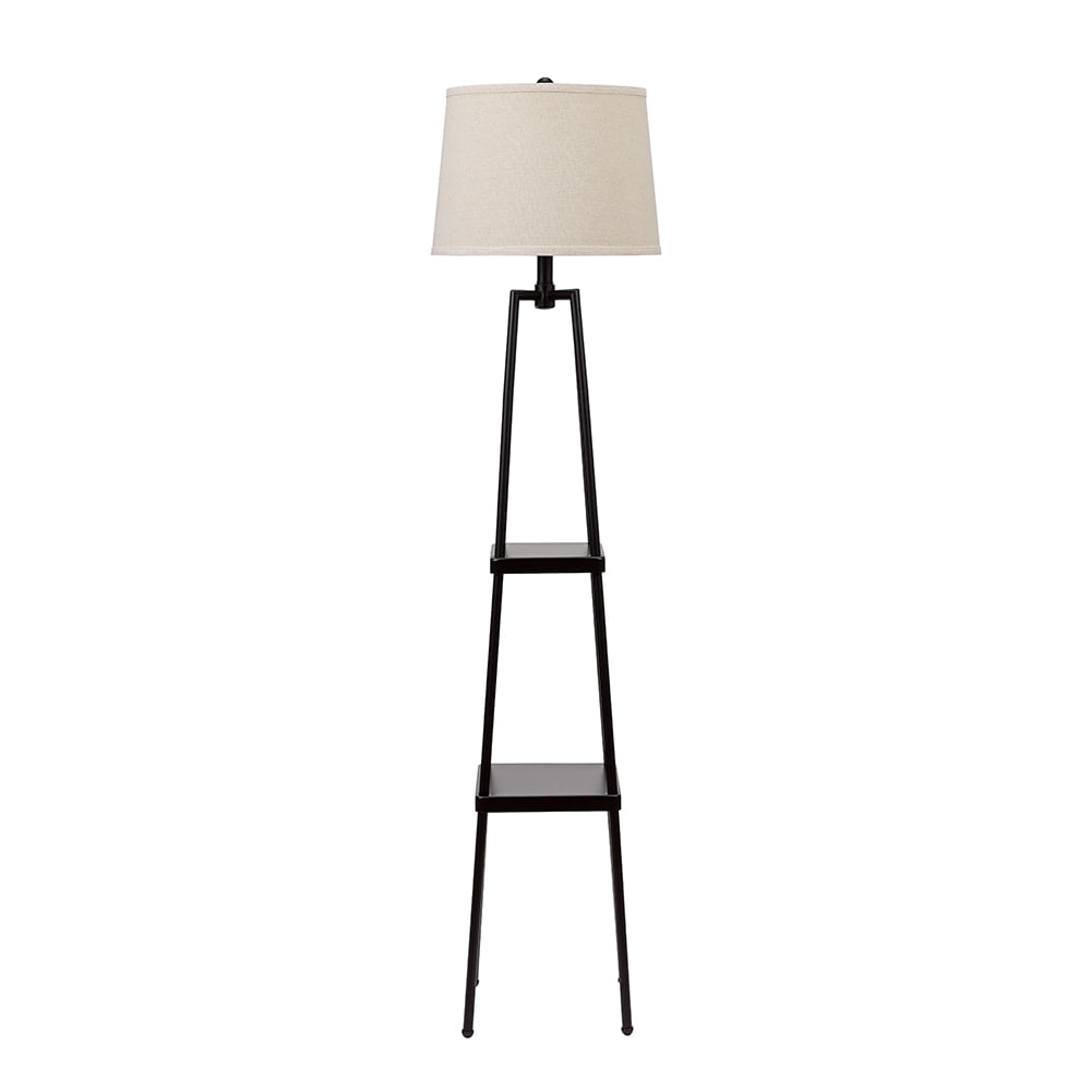 Sawyer Etagere Floor Lamp - Black