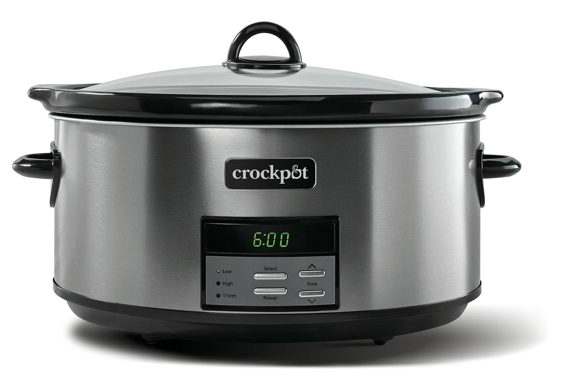 Crockpot® Programmable 8-Quart Slow Cooker, Black Stainless Collection