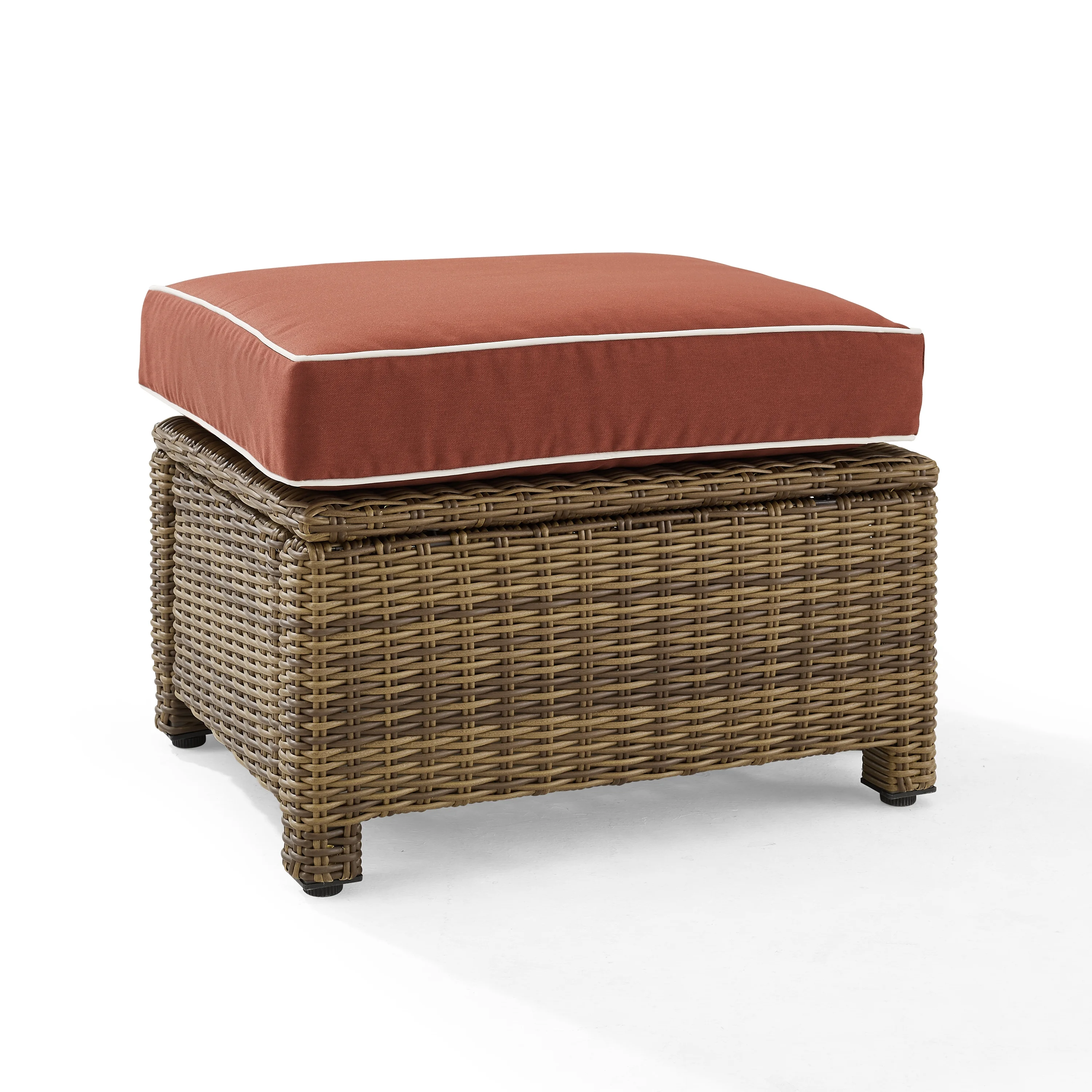 Crosley Furniture Bradenton Outdoor Wicker Ottoman