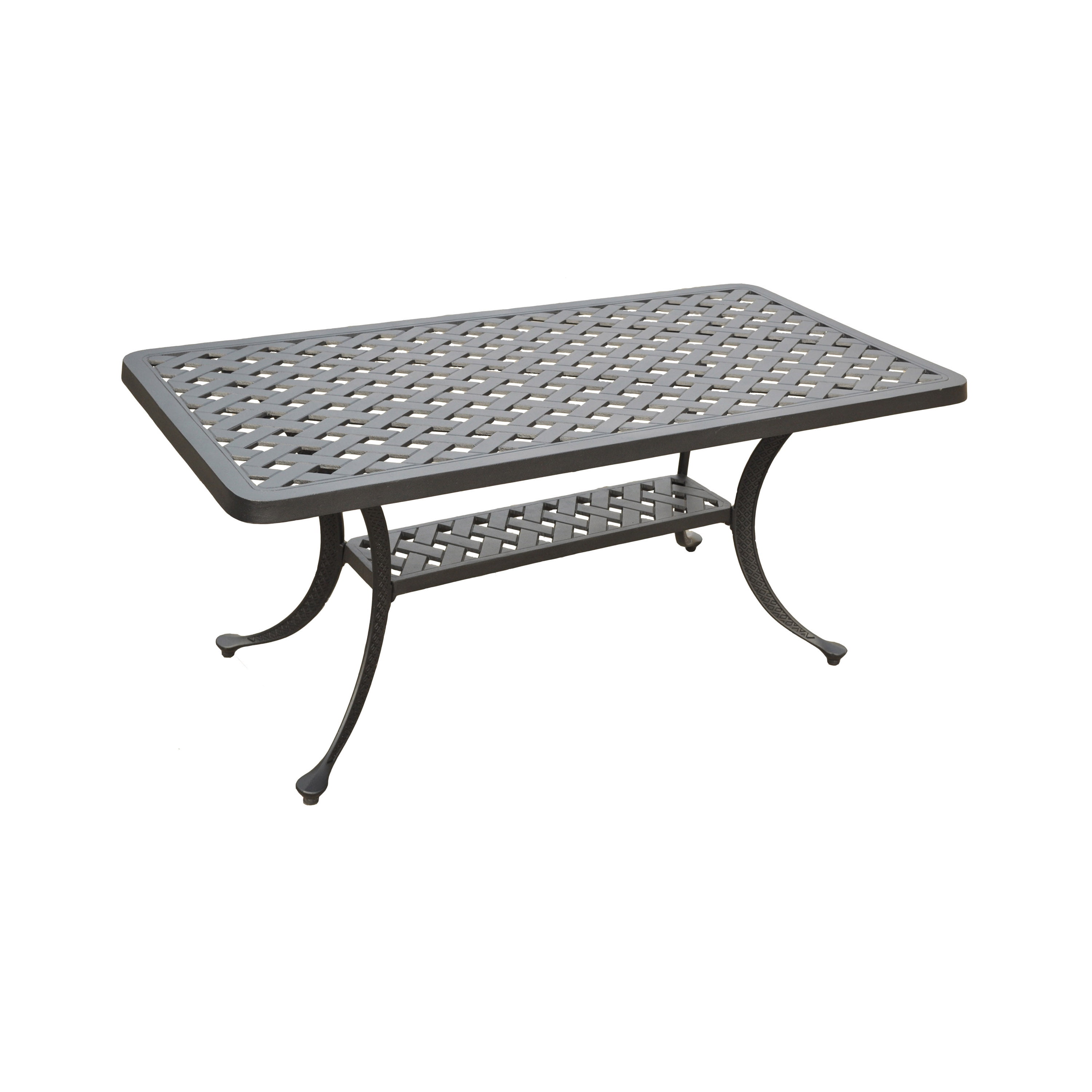 Crosley Furniture Sedona Rectangluar Coffee Table in Black
