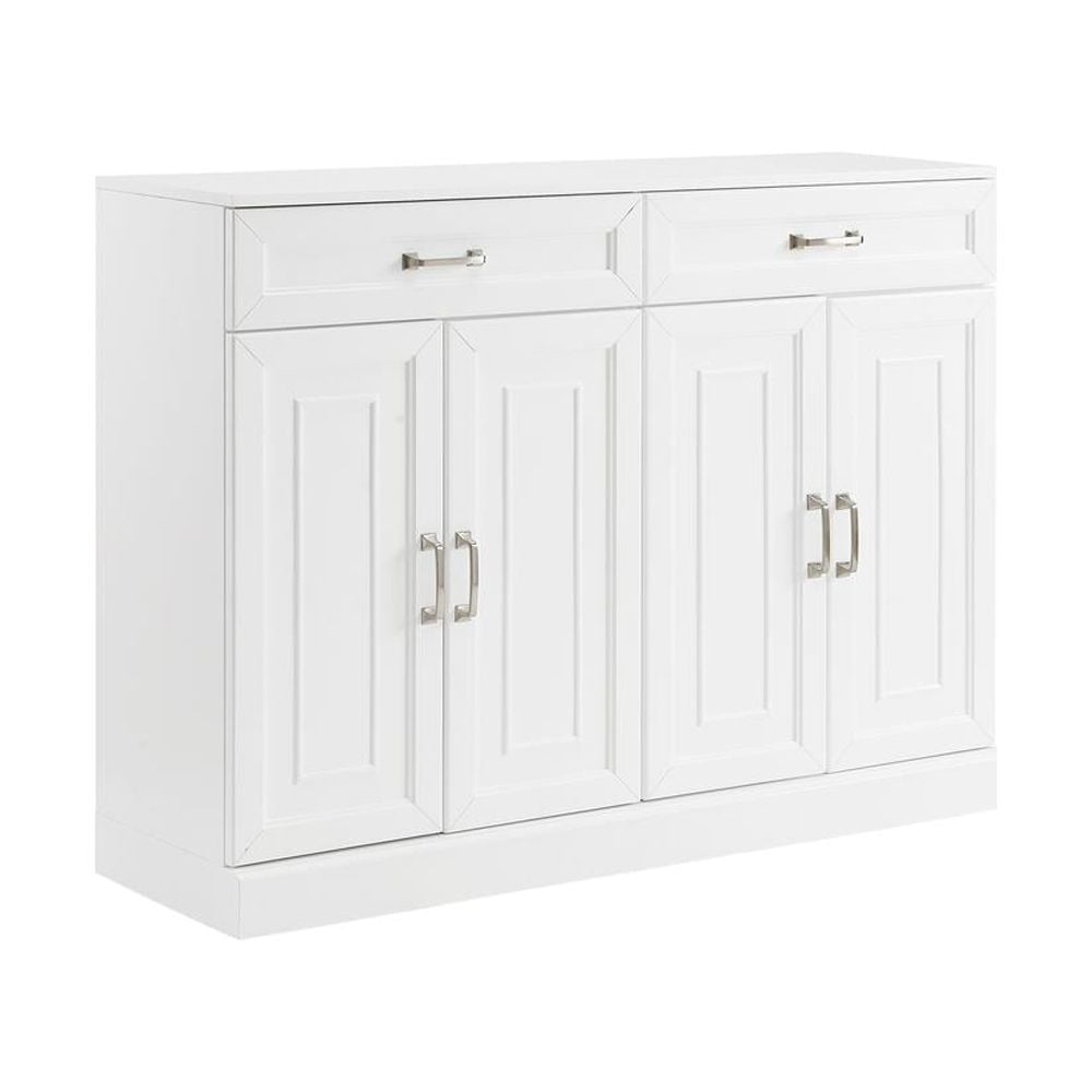 Crosley Furniture Stanton Traditional MDF Wood Sideboard in White