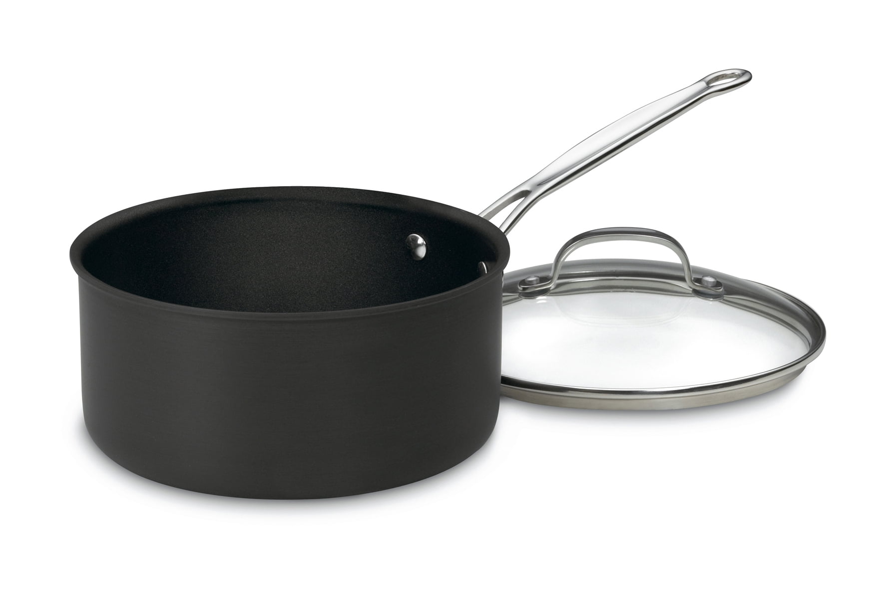 Cuisinart Chef'S Classic Non-Stick Hard Anodized 3 Qt. Saucepan W/Cover
