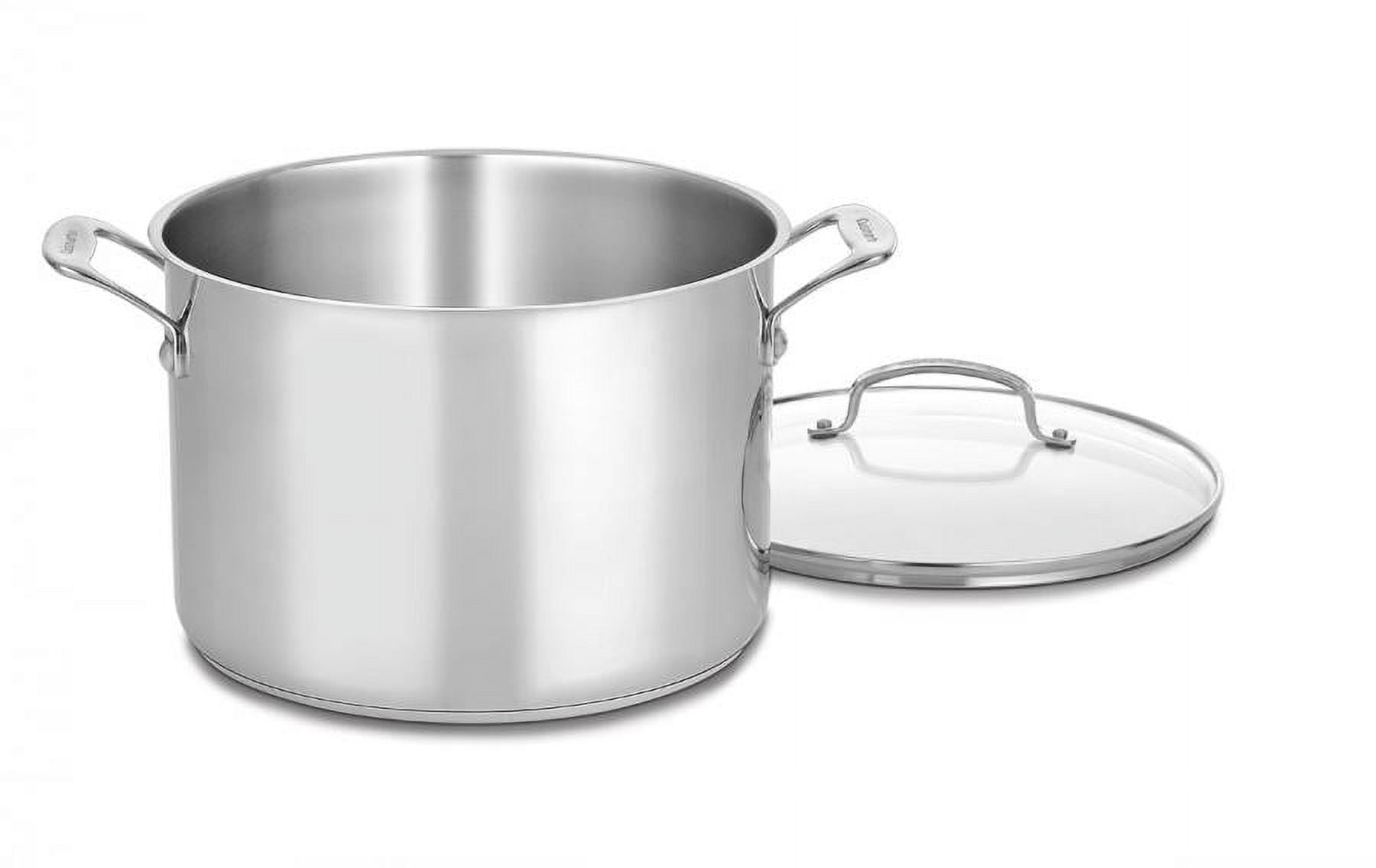 Cuisinart Chef'S Classic Stainless Steel 10 Qt. Stockpot W/Glass Cover