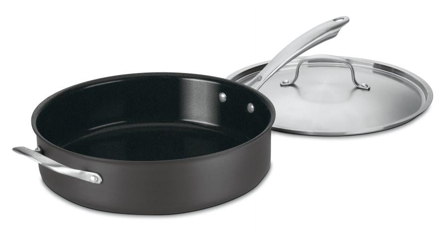 Cuisinart Greengourmet Hard Anodized Eco Friendly Non-Stick 5.5 Qt. Sauté Pan W/Helper Handle & Cover