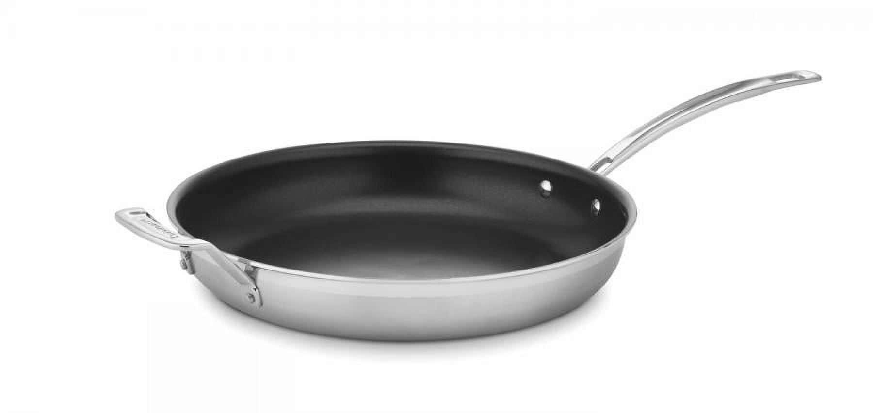 Cuisinart Multiclad Pro Tri-Ply Stainless Steel 12" Non-Stick Skillet W/Helper