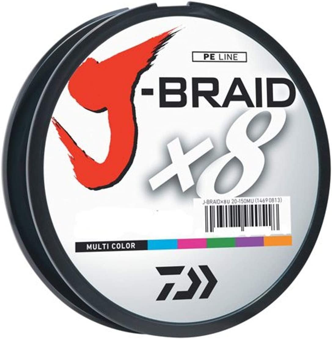 Daiwa 50-500MU J-BRAID Braided Line 50lb 550yd 500m Multi-Color