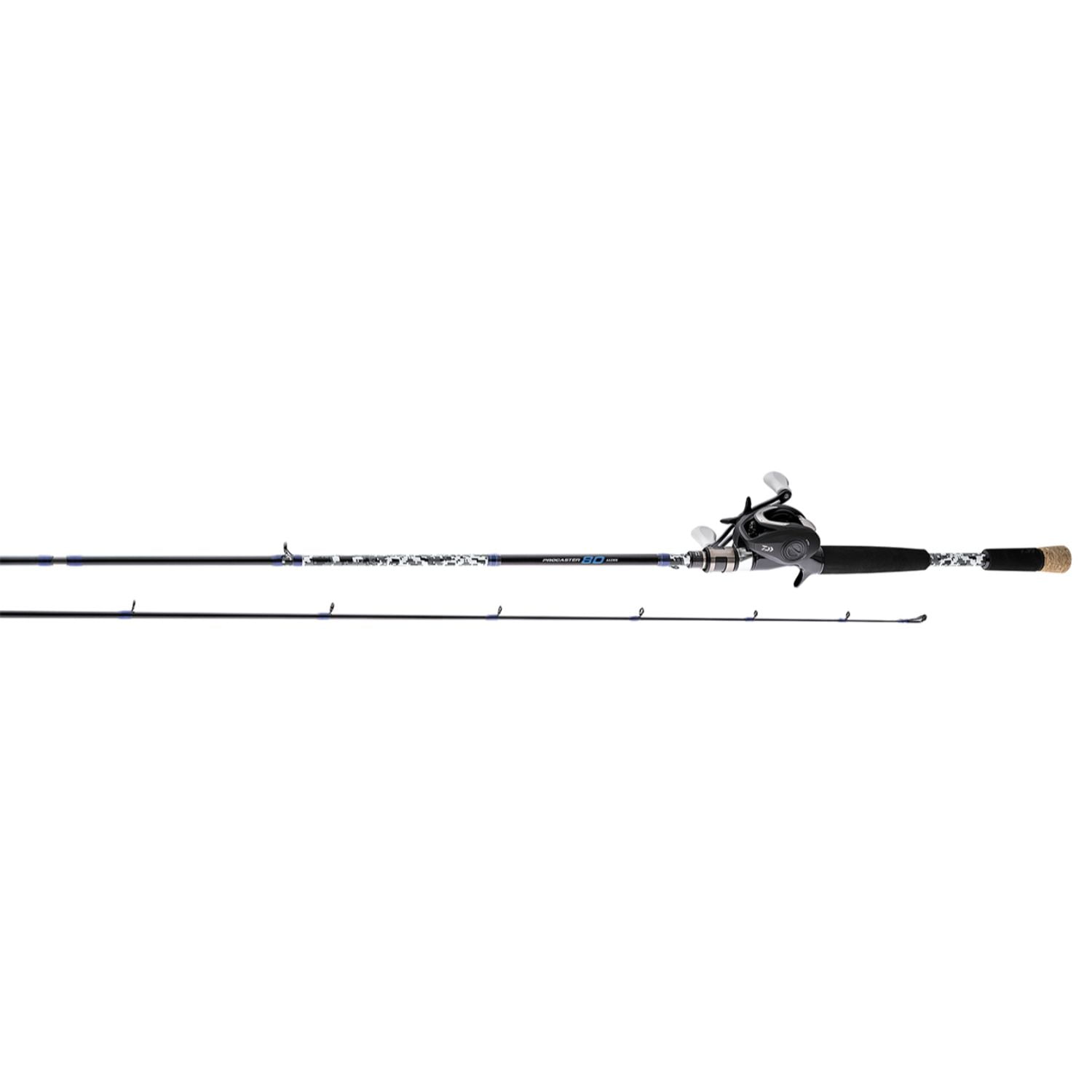 Daiwa PC80HS/G661MH Carbon Graphite Blank Moderate Fast 78" Baitcasting Fishing Rod & Reel Combo Rod