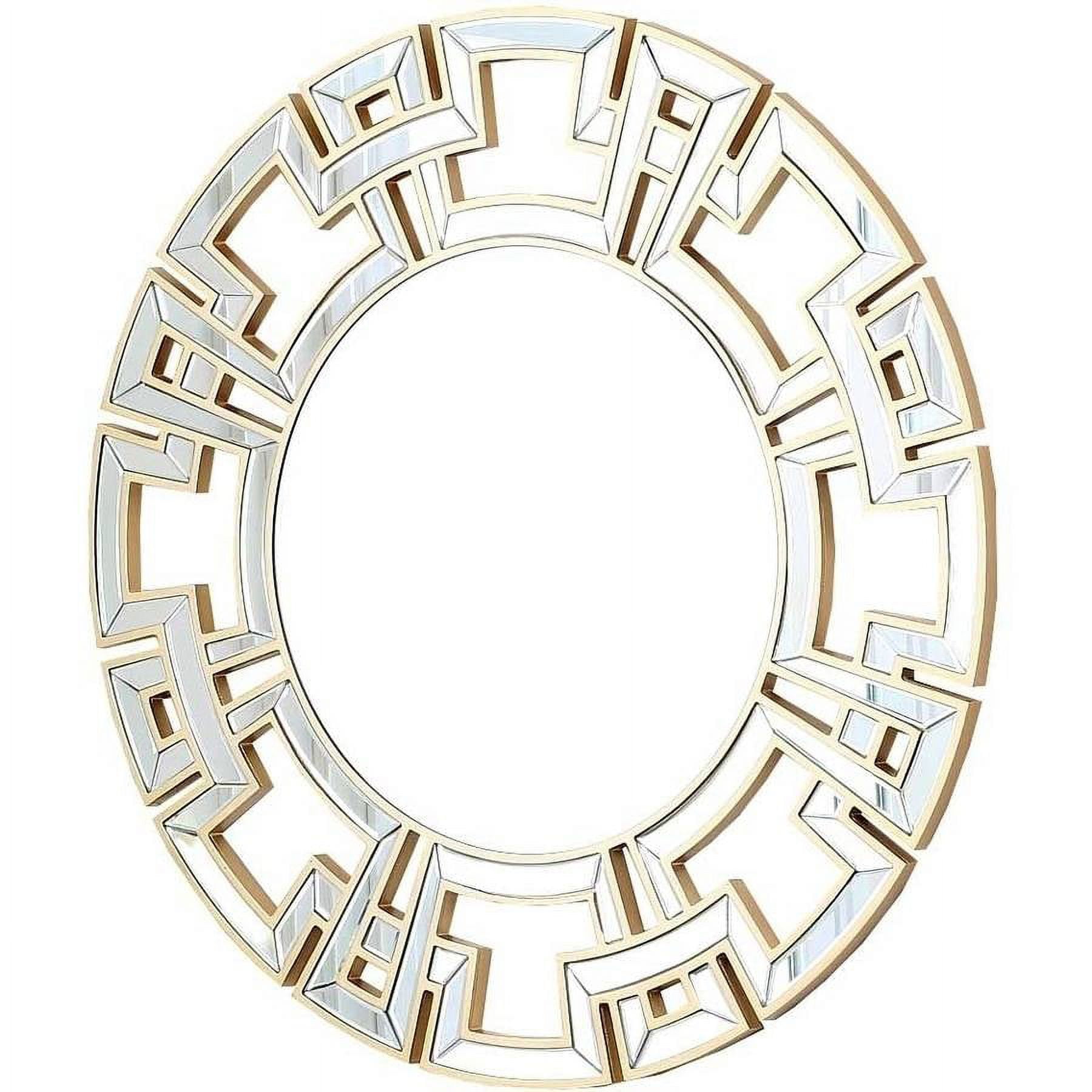 Devon & Claire Fleming Gold Round Wall Mirror