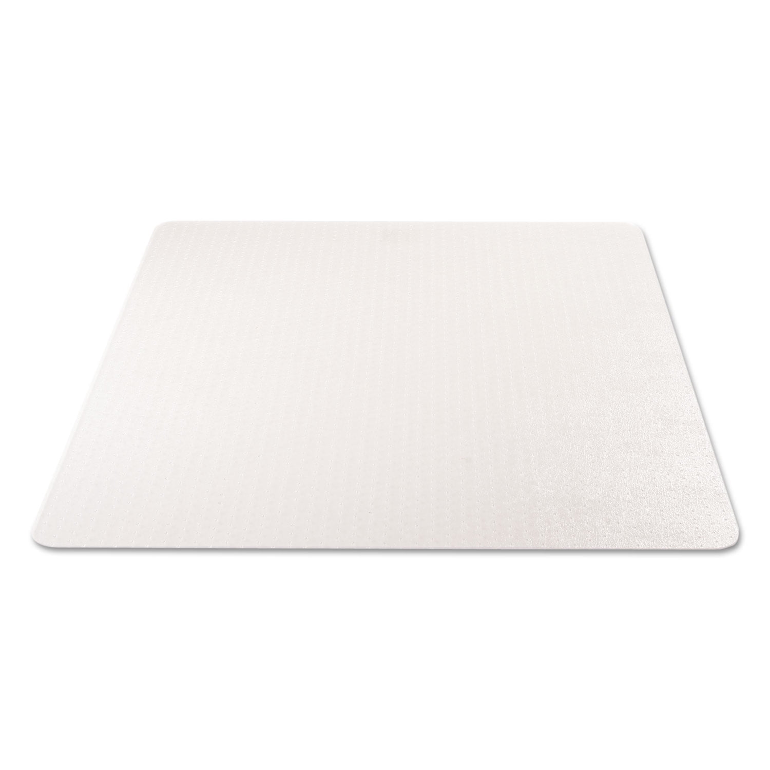 Deflecto EconoMat Occasional Use Chair Mat, Low Pile Carpet, Flat, 46 x 60, Rectangle, Clear