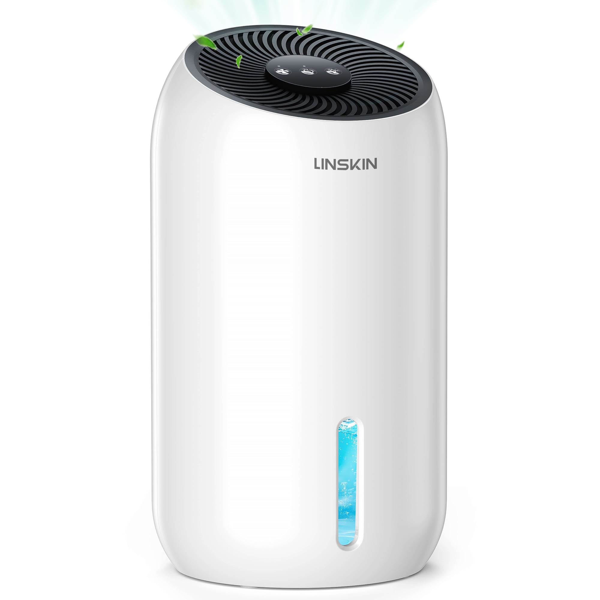Dehumidifiers, Linskin 720 Sq. Ft. Dehumidifier for Home and Basement, 57oz(1700ml) Quiet Dehumidifiers with Drain Hose, 2 Working Modes, Auto Shut Off - Small Dehumidifier for Bathroom, Bedroom, RV
