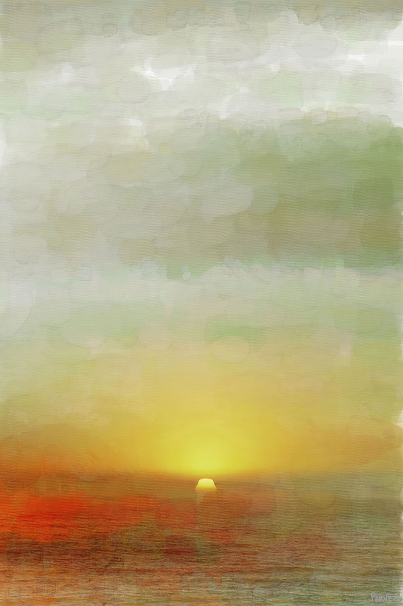 Del Ray by Parvez Taj Painting Print on Wrapped Canvas