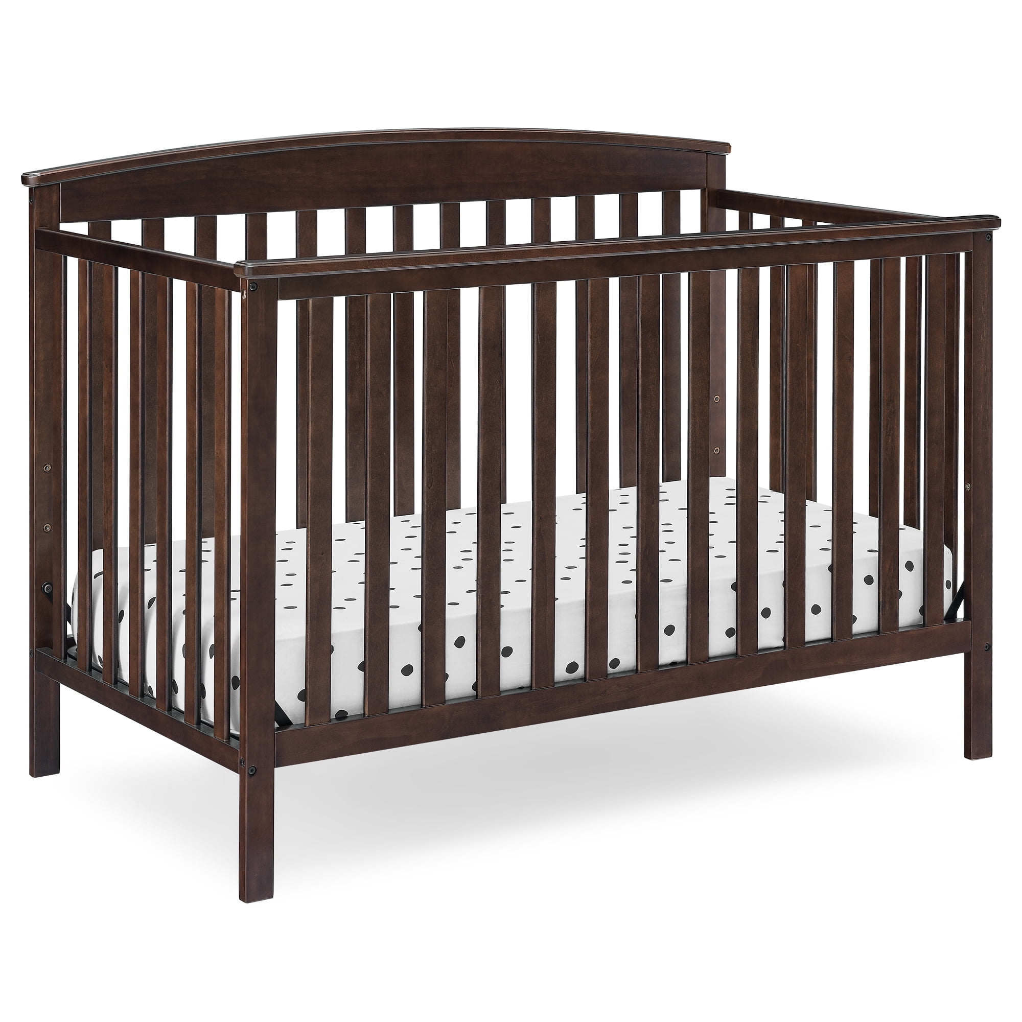 Delta Children Hanover 6-in-1 Convertible Baby Crib, Walnut Espresso