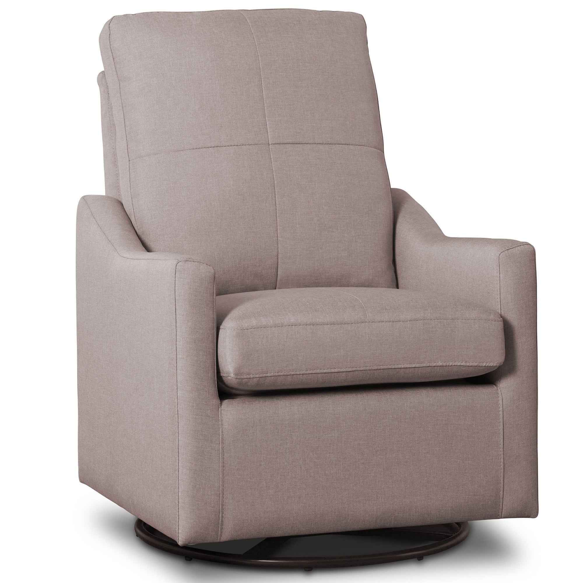 Delta Children Kenwood Slim Nursery Glider Swivel Rocker Chair, French Grey
